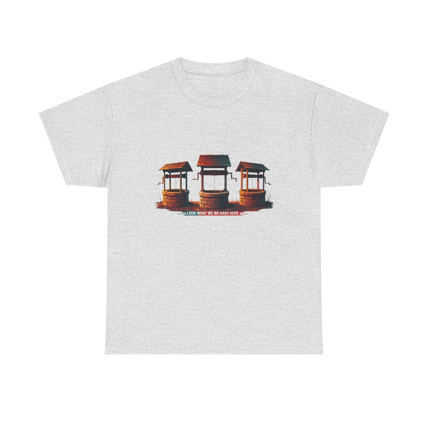 Funny “Well Well Well” T-Shirt • Pun Graphic Tee with Wishing Wells • Retro Vintage Humor Shirt • Gift for Pun Lovers & Joke Fans