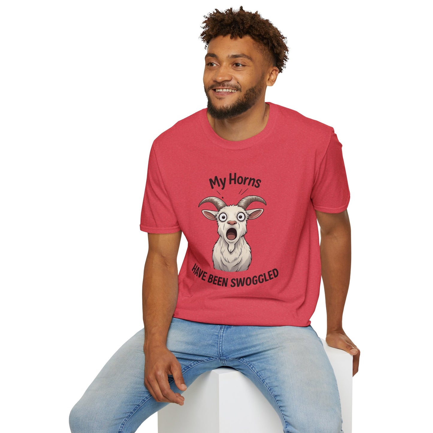 Funny Goat Shirt, Hornswoggled Shirt, My Horns Have Been Swoggled, Goat Pun T Shirt, Animal Humor Tee, Silly Wordplay Shirt