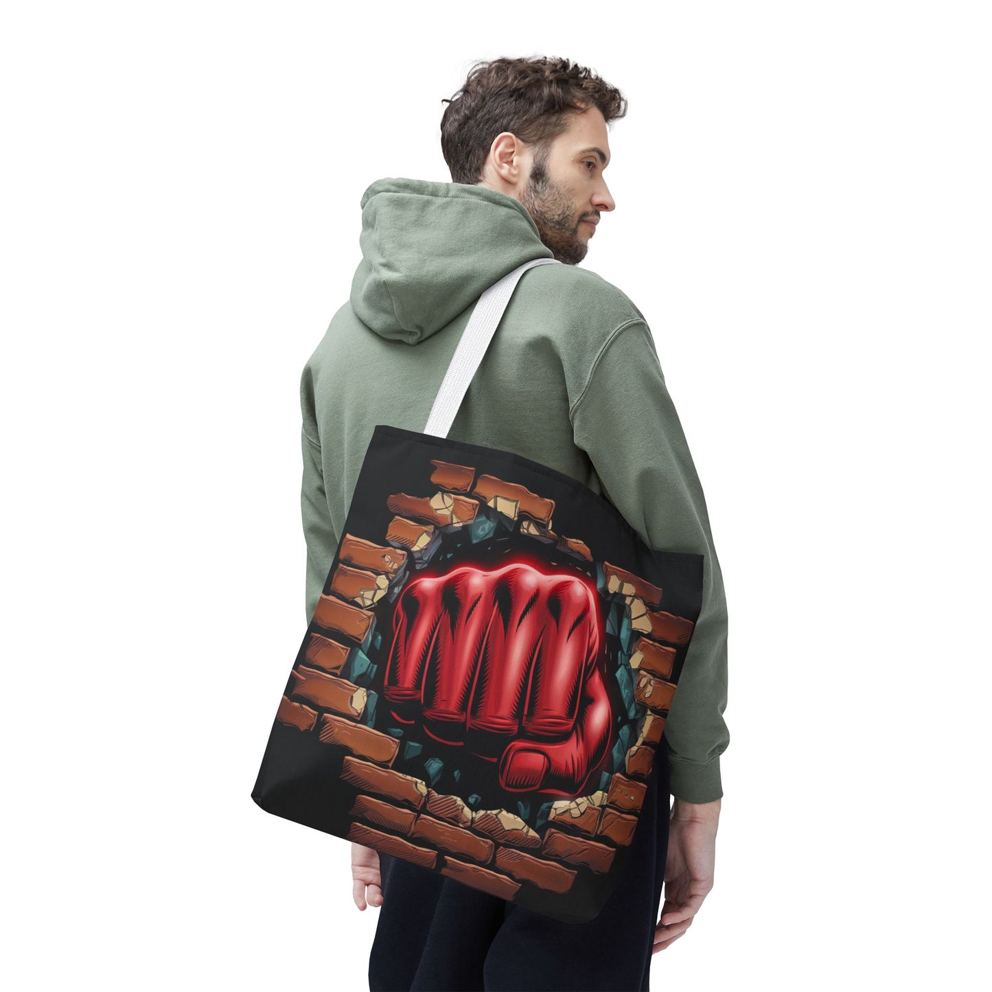 Red Fist Tote Bag