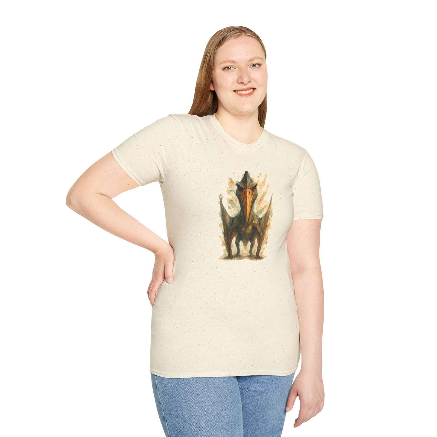 Quetzalcoatlus Pterosaur Tee - Prehistoric Flying Reptile Shirt, Dinosaur Lover Gift, Paleontology Art Unisex T-Shirt