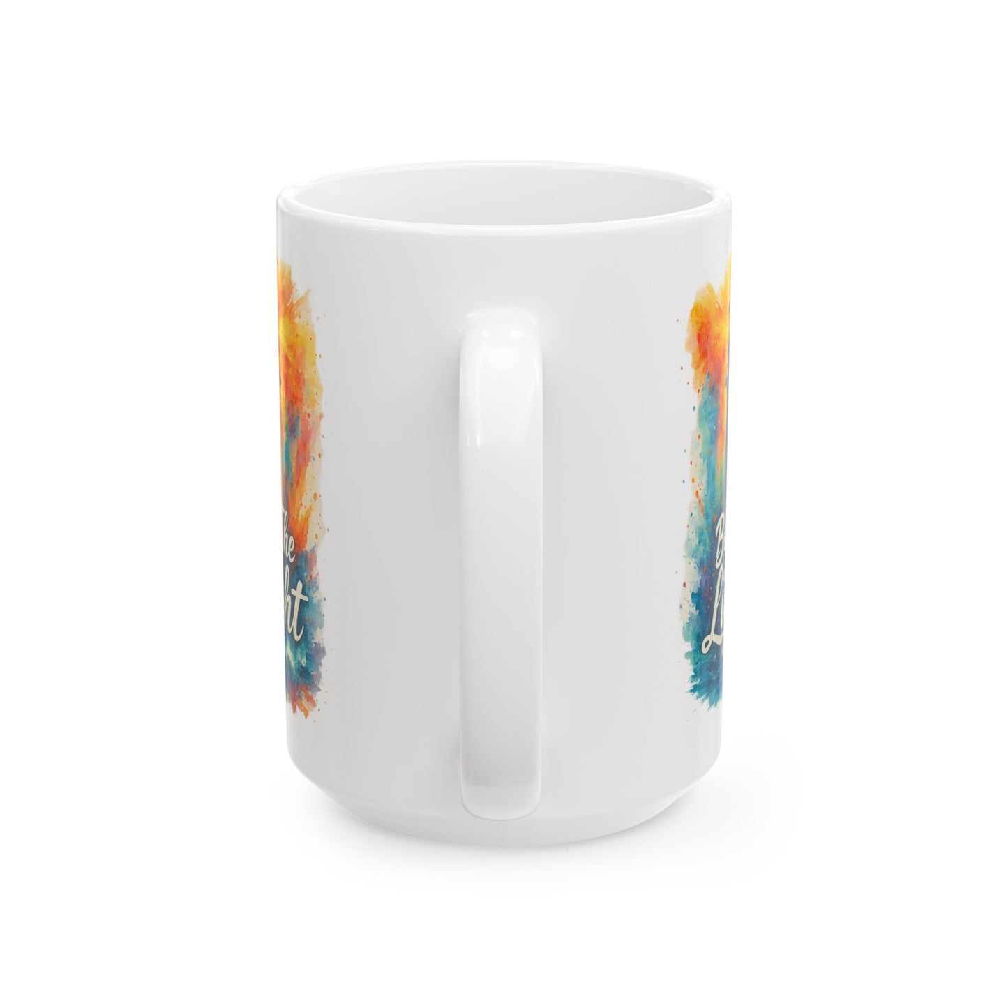 Be the Light Lighthouse Mug - Inspirational Ceramic Coffee Cup | Motivational Gift for Him, Her, Graduation, New Job