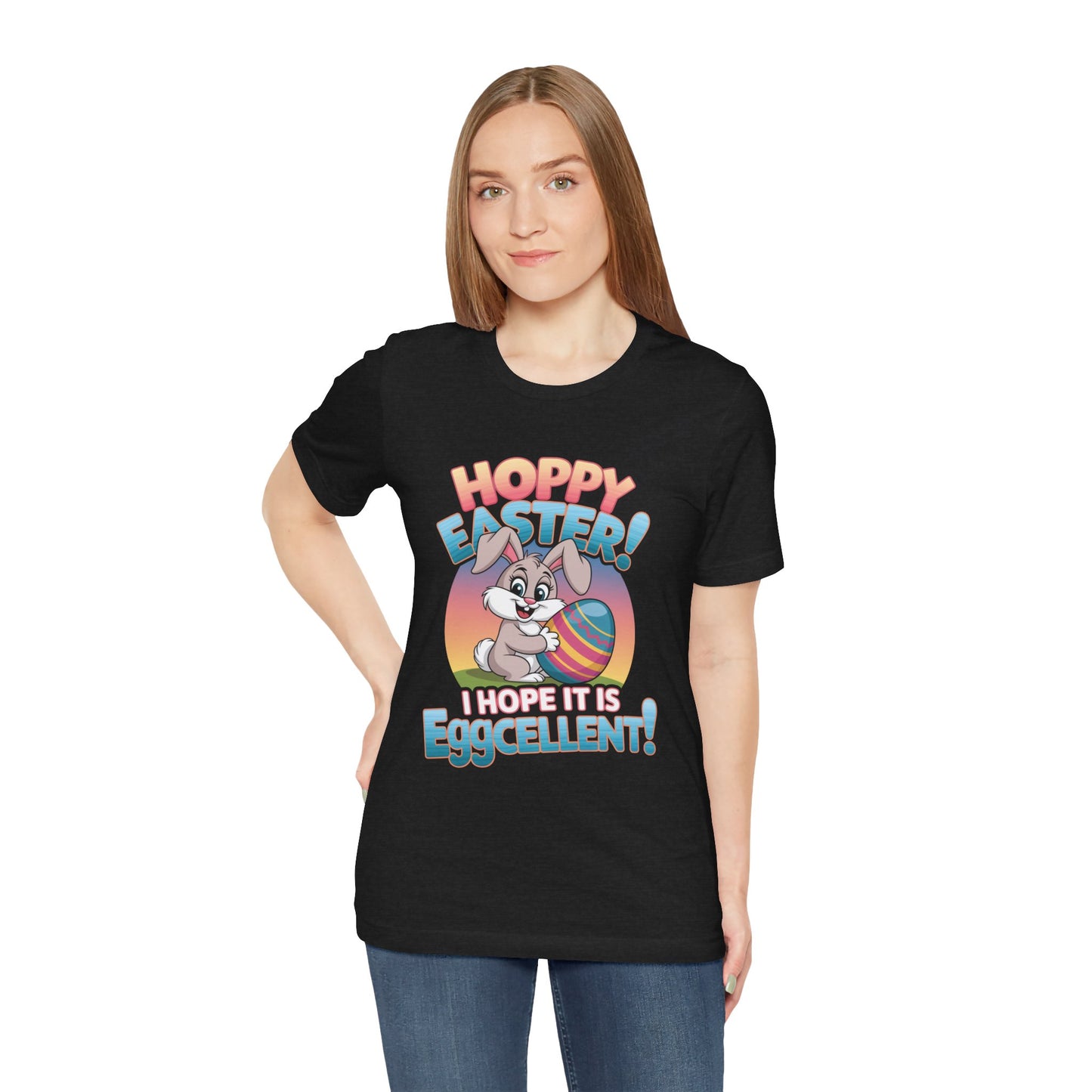 Happy Easter Unisex Tee Easter Shirt Easter Bunny T Shirt Easter Apparel Easter Bunny Outfit