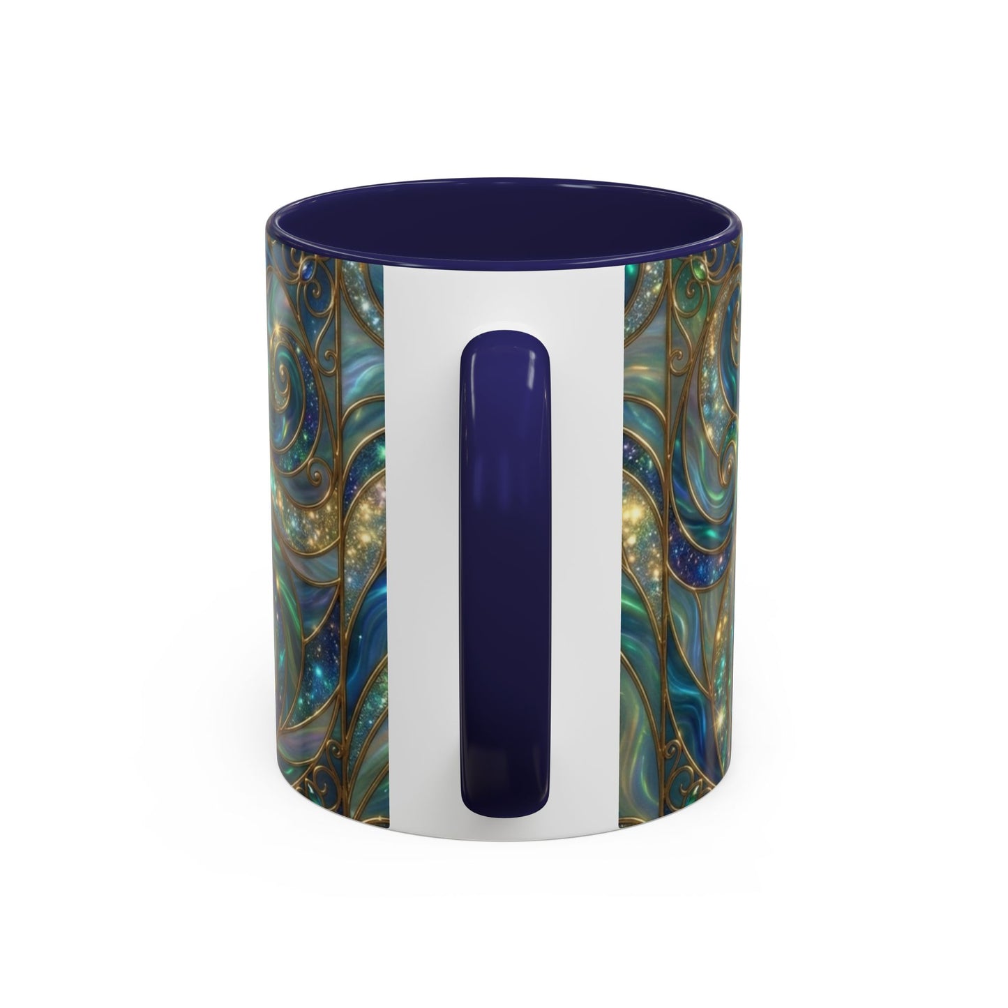 Hummingbird Stained Glass Mug, Colorful Art Coffee Mug, Bird Lover Gift, Nature Inspired Ceramic Mug, Tea Cup