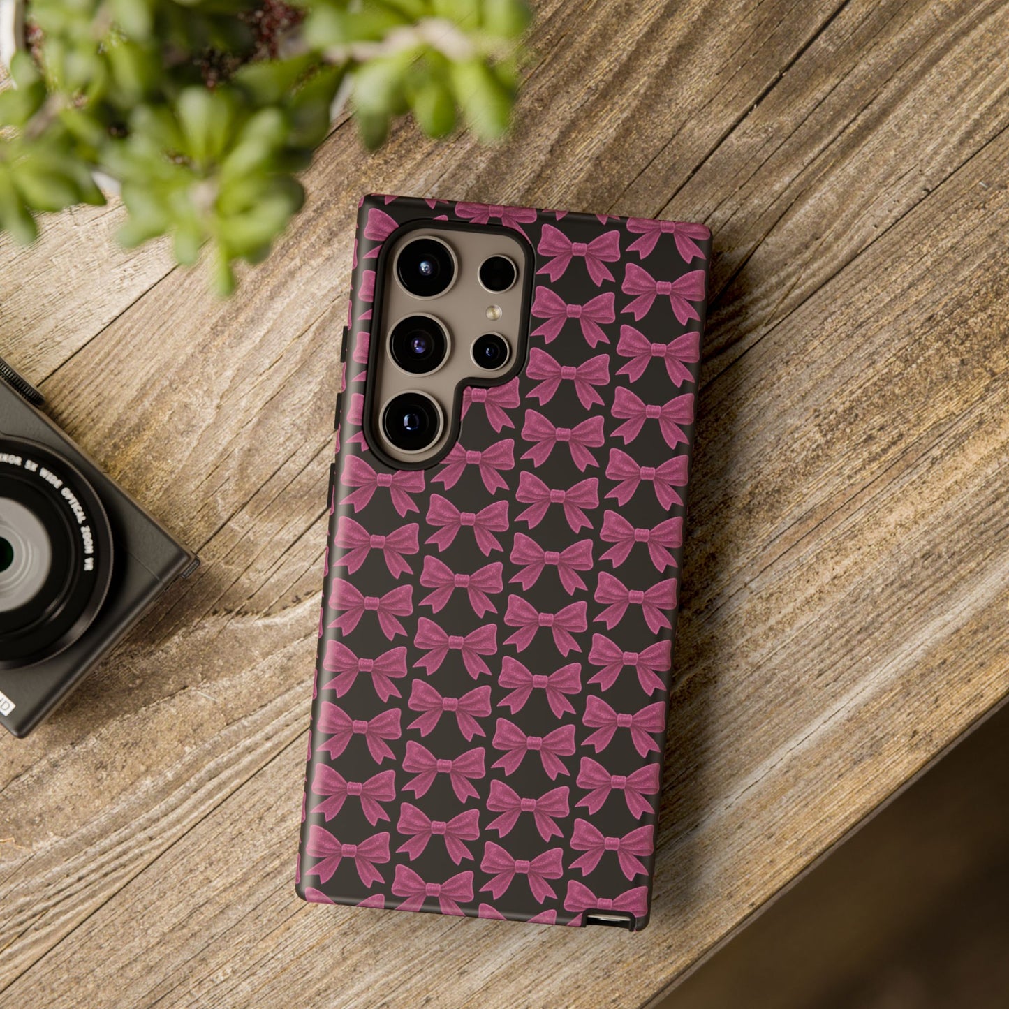 Pink Bow Samsung Case Coquette Aesthetic Phone Cover Cute Girly Phone Case Glossy Y2K Accessory Kawaii Samsung Case Gift