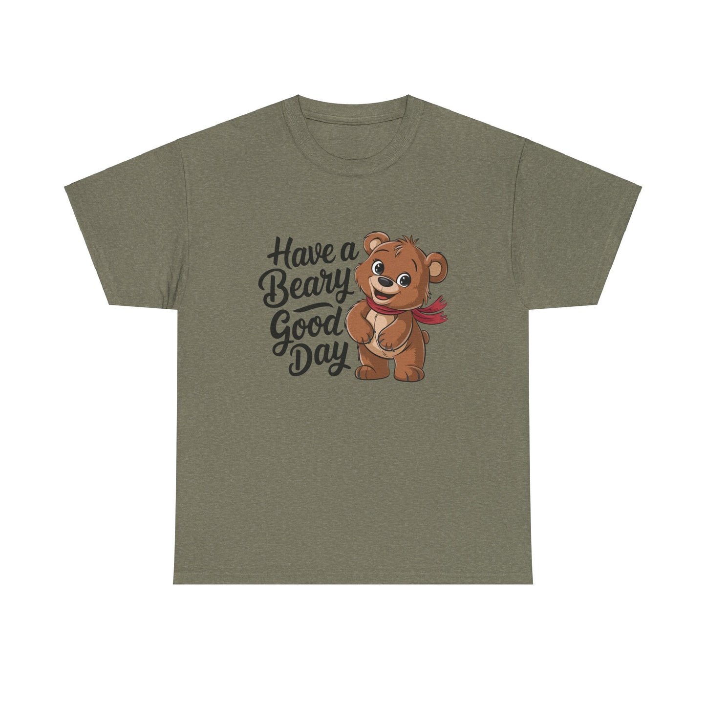 Bear Graphic Tee, Cute Bear Shirt, Funny Animal Tee, Bear Lover Gift, Casual Bear Top, Have a Beary Good Day Shirt