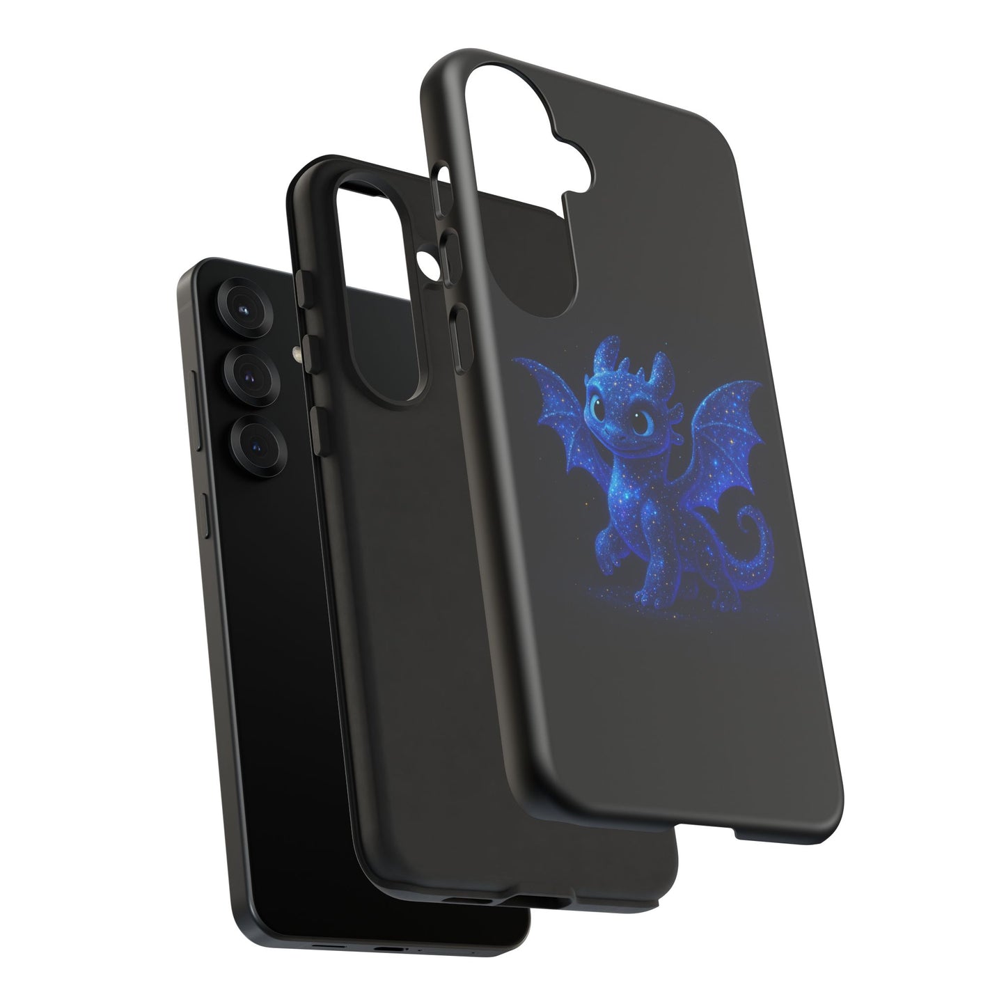 Galaxy Dragon Samsung Case - Fantasy Starry Night Art for Galaxy Phone | Cute Cosmic Dragon Phone Cover Gift for Her or Him