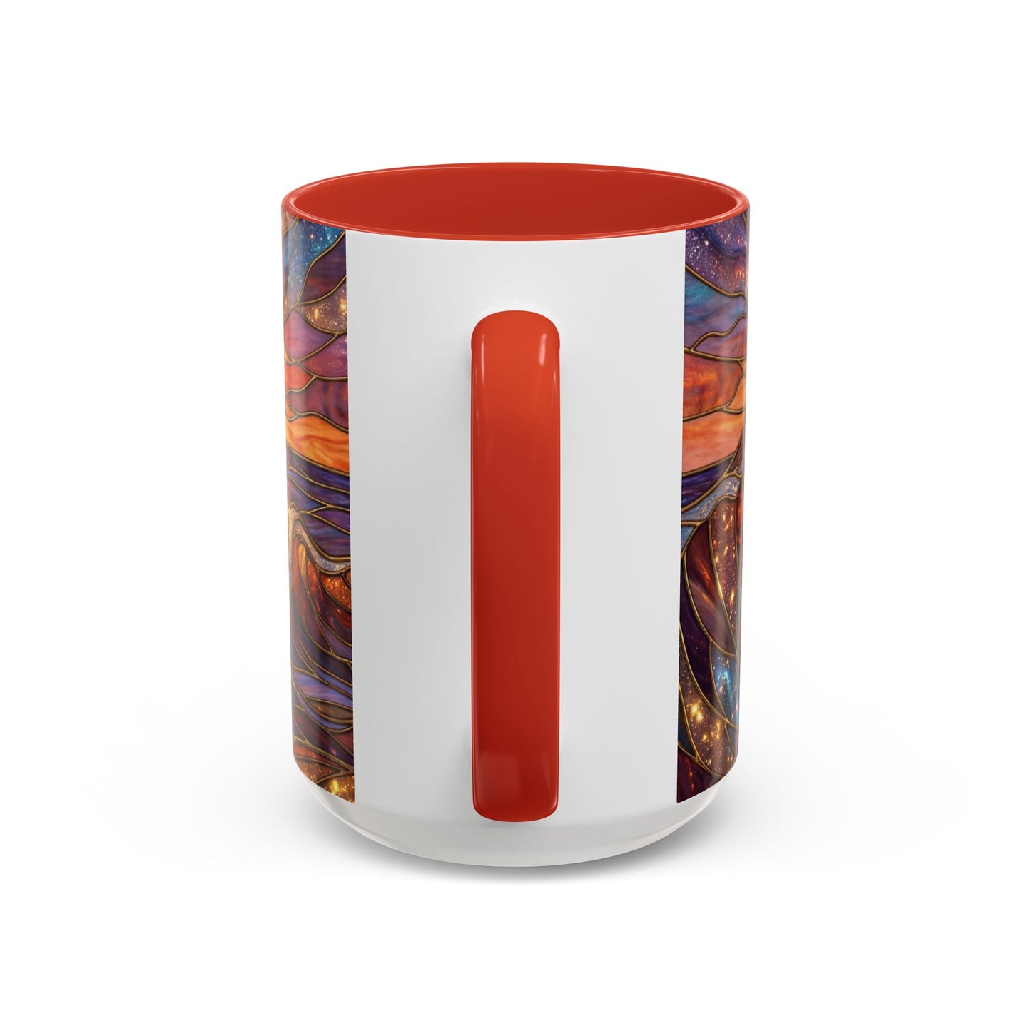 Stained Glass Wave Mug, Ocean Sunset Coffee Cup, Vibrant Beach Art, Sea Lover Gift, Mosaic Tea Cup, Summer Kitchen Decor, Nature Drinkware