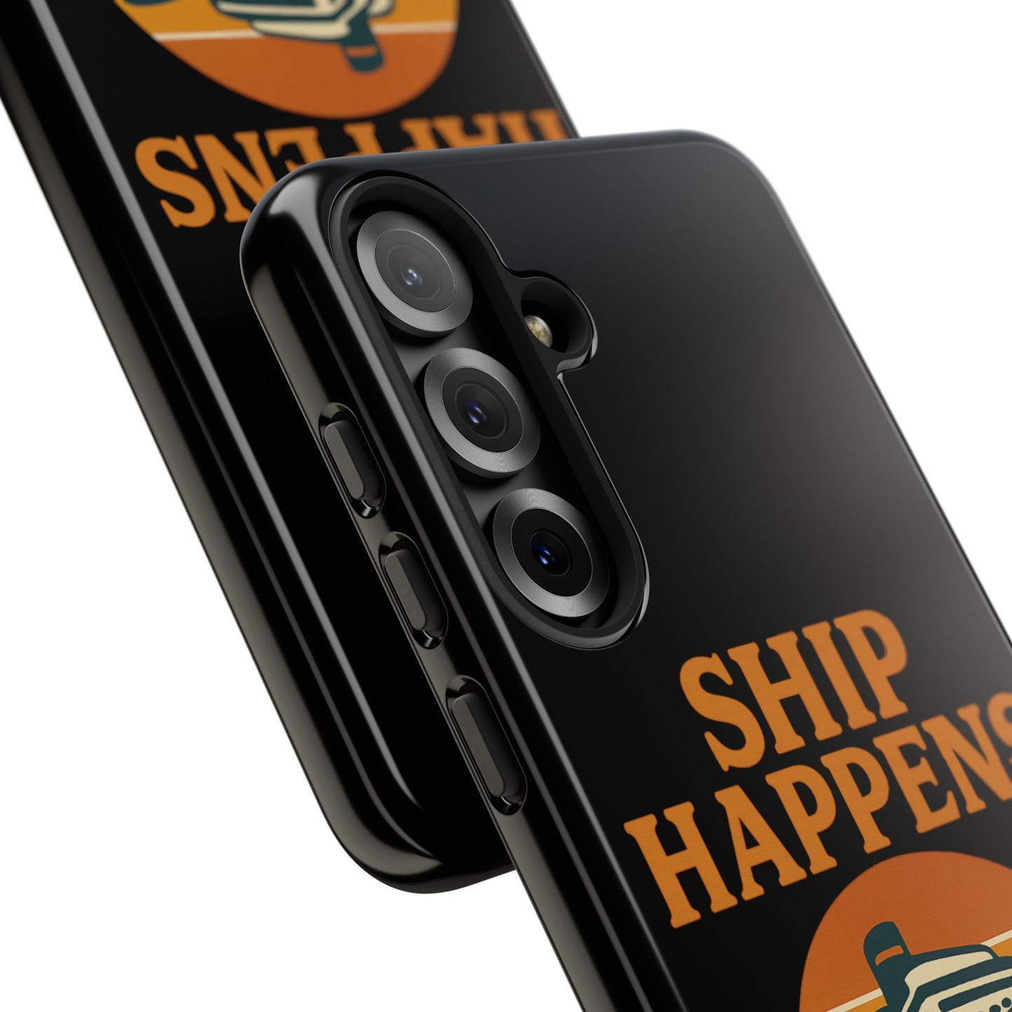 Samsung Case - Ship Happens Sunset Cruise Ship Nautical Phone Case Travel Accessory Gift for Travel Lovers Cruise Case