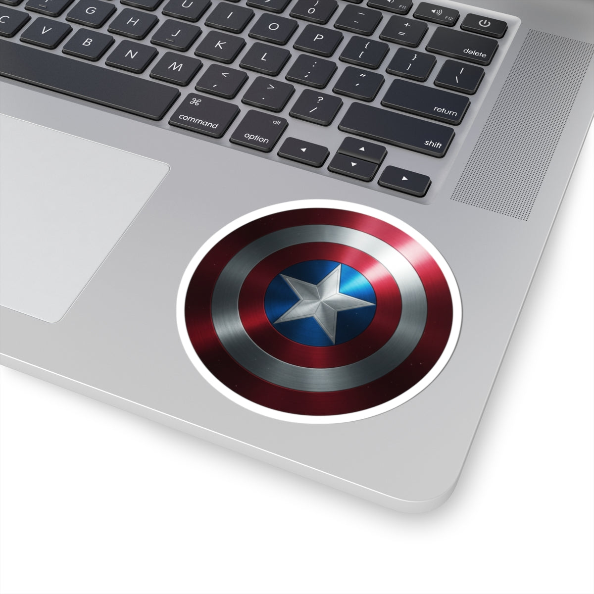 Captain America Shield Kiss-Cut Stickers - Perfect for Fans and Collectors