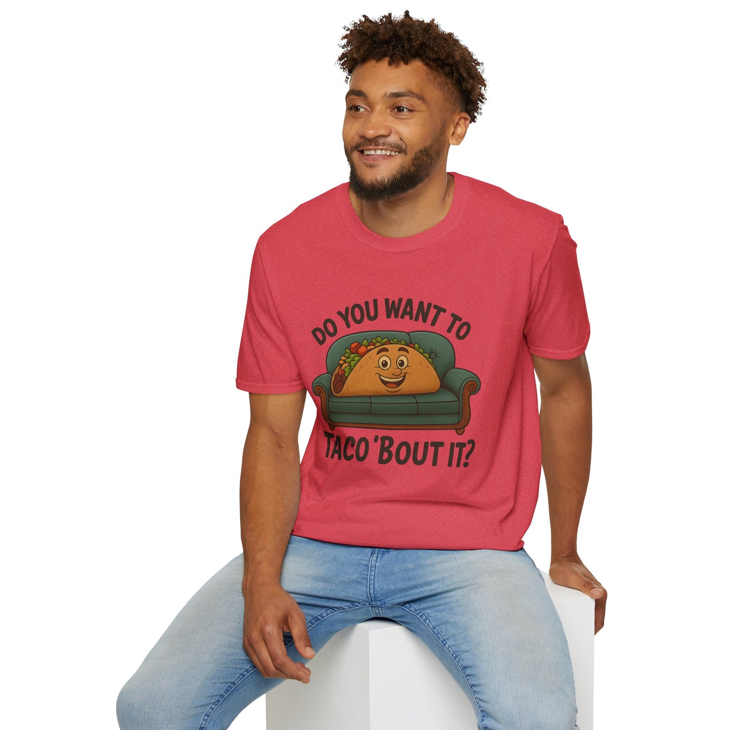 Do You Want to Taco ‘Bout It? Funny Taco Shirt - Cute Foodie Tee - Pun Humor Gift - Food Lover T-Shirt - Cinco de Mayo Outfit