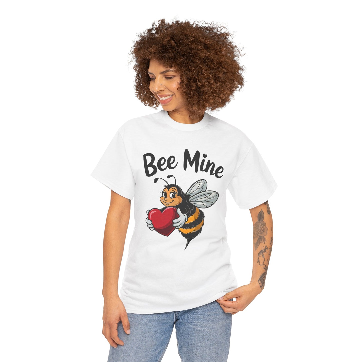 Bee Mine Shirt, Cute Valentine Shirt, Bee Love T Shirt, Funny Valentine Pun Tee, Heart Bee Graphic Shirt, Valentine Gift