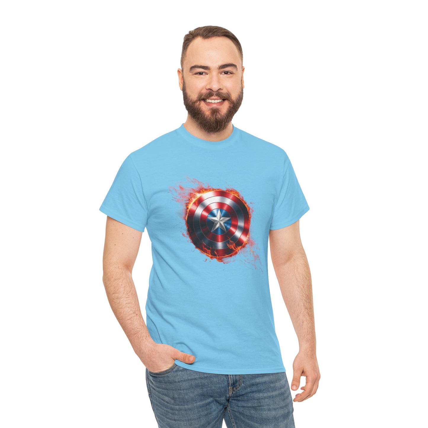 Captain America Flame Tee