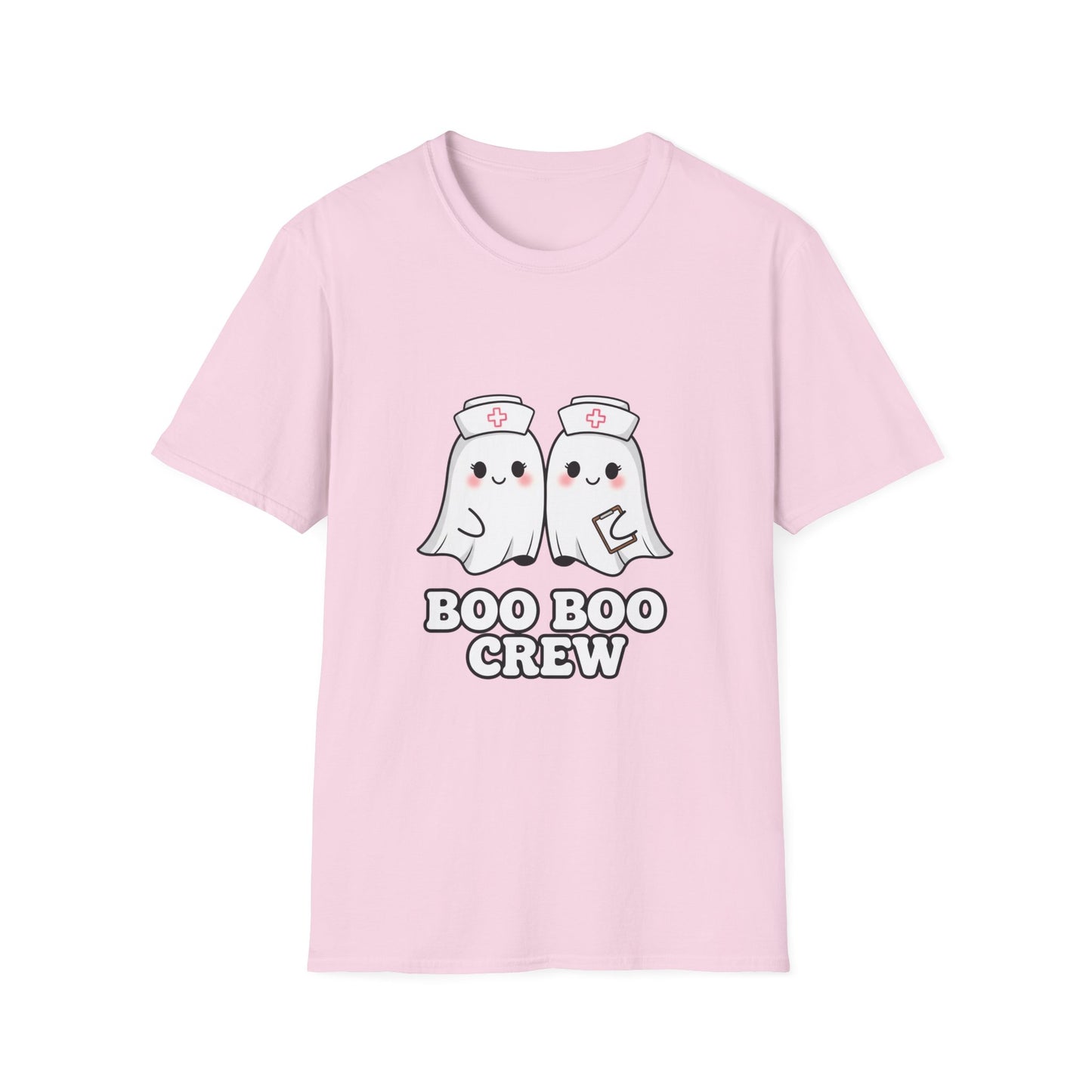 Boo Boo Crew Nurse Ghost Funny T-Shirt | Cute Medical Ghost Tee | EMT Nurse Gift | Halloween Medical Humor | Staff Crew Tee Shirt
