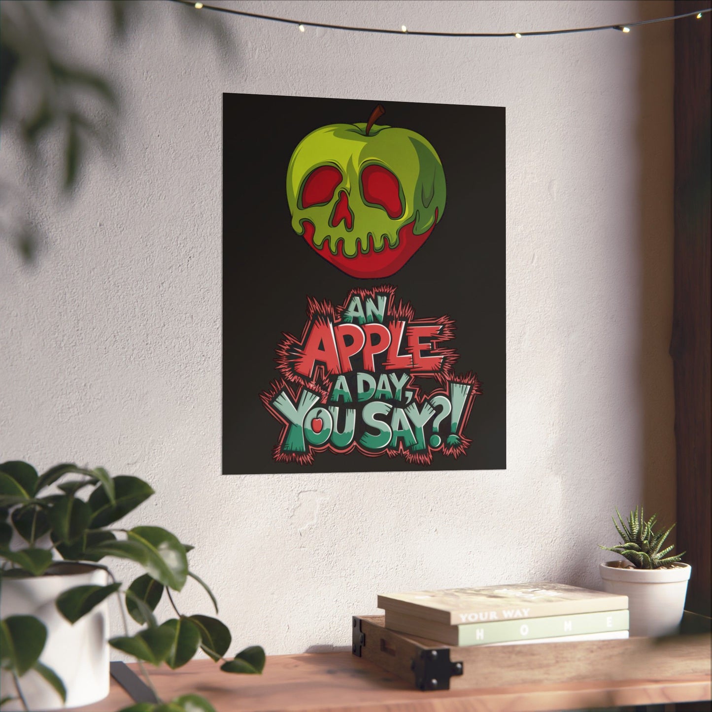 Vertical Poster - Poison Apple 'An Apple a Day You Say'