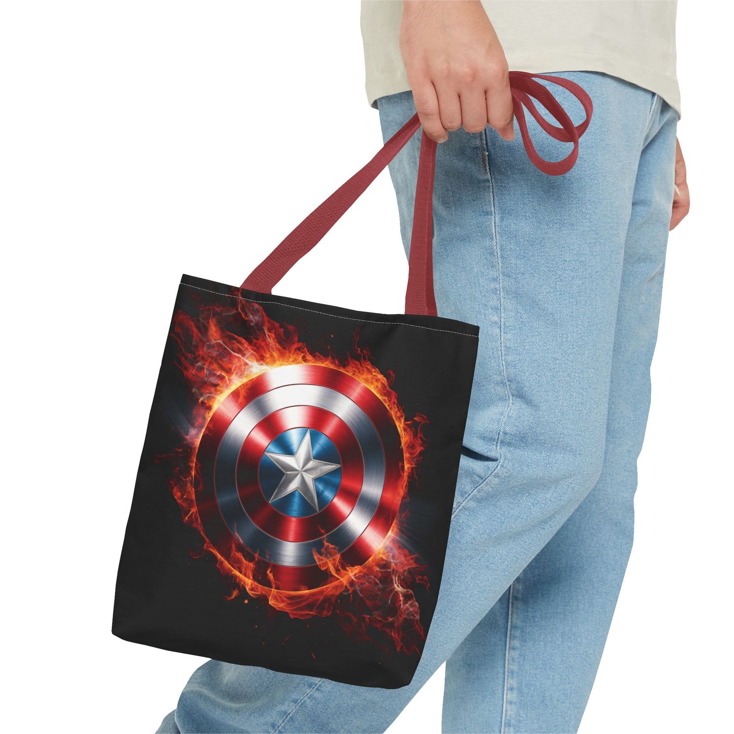 Captain America Shield Tote Bag