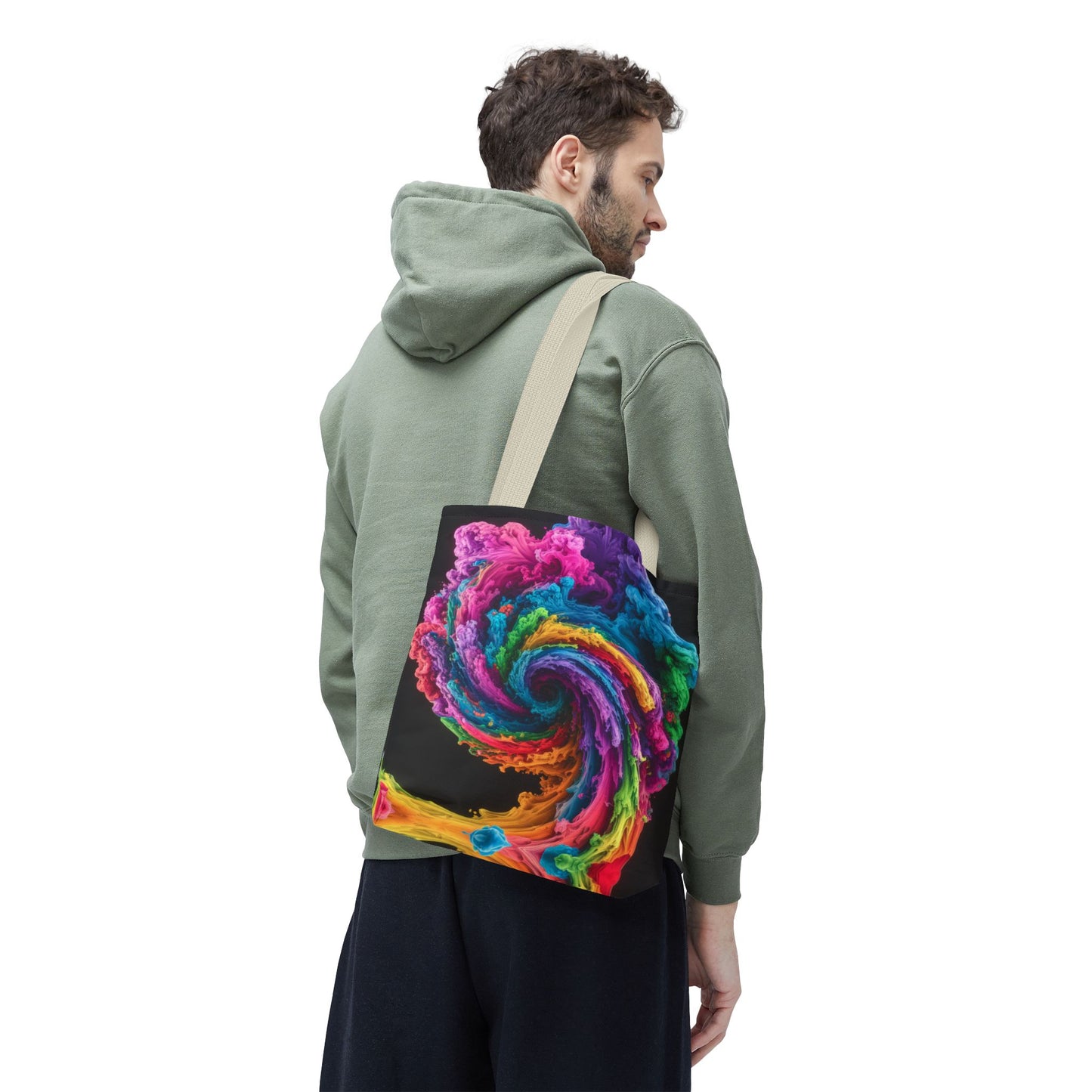 Colorful Swirl Tote Bag