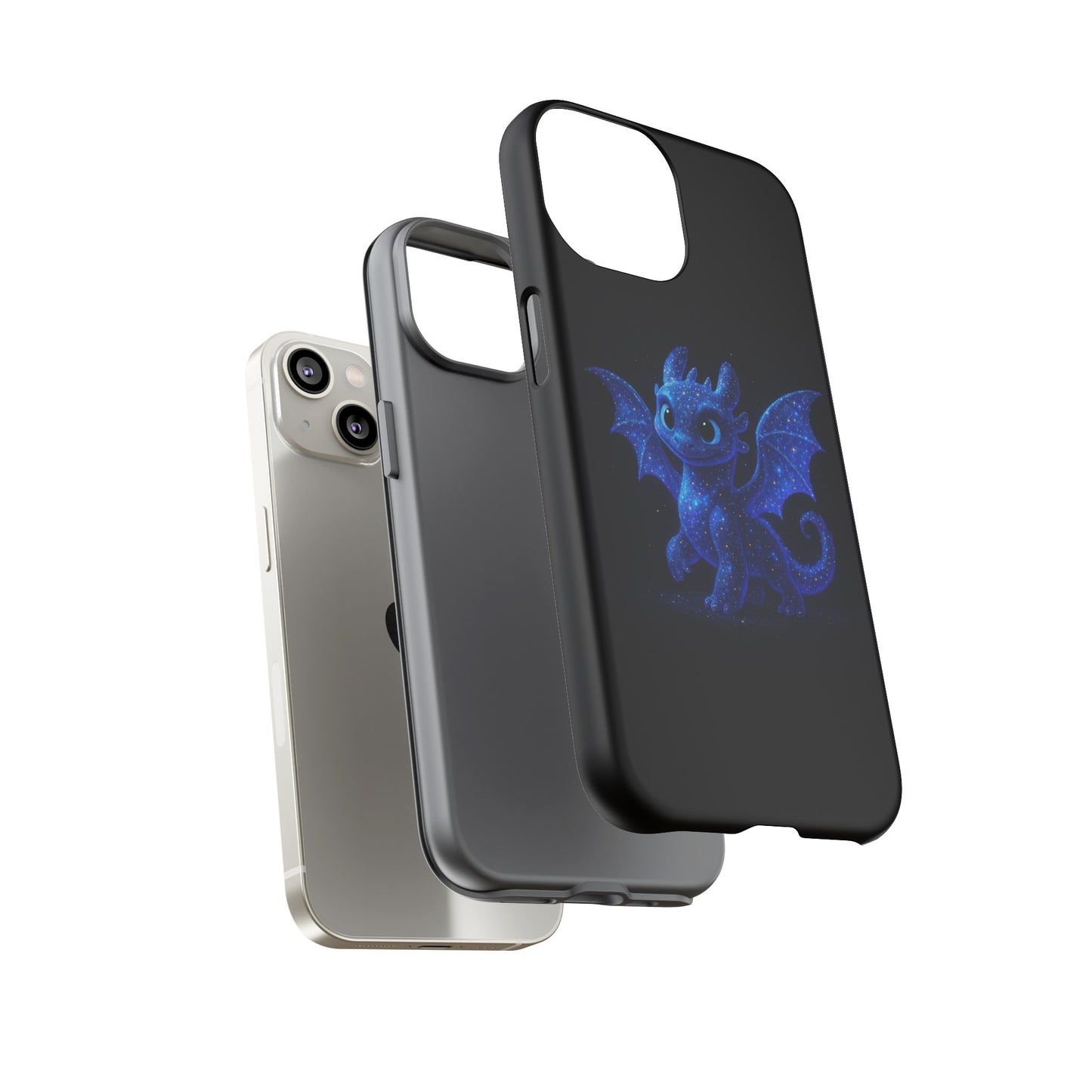 Galaxy Dragon iPhone Case - Cute Fantasy Star Phone Cover for iPhone Phones | Gift for Dragon Lover | Cosmic Creature Art