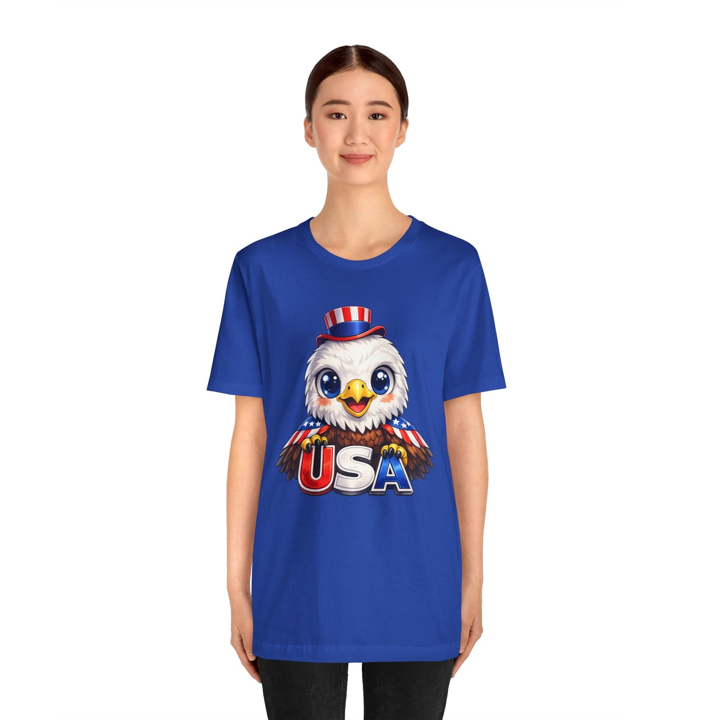 Cute USA Eagle Shirt, Patriotic Eagle T Shirt, Fourth Of July Shirt, American Flag Eagle Tee, Freedom Graphic Shirt, USA Pride Top