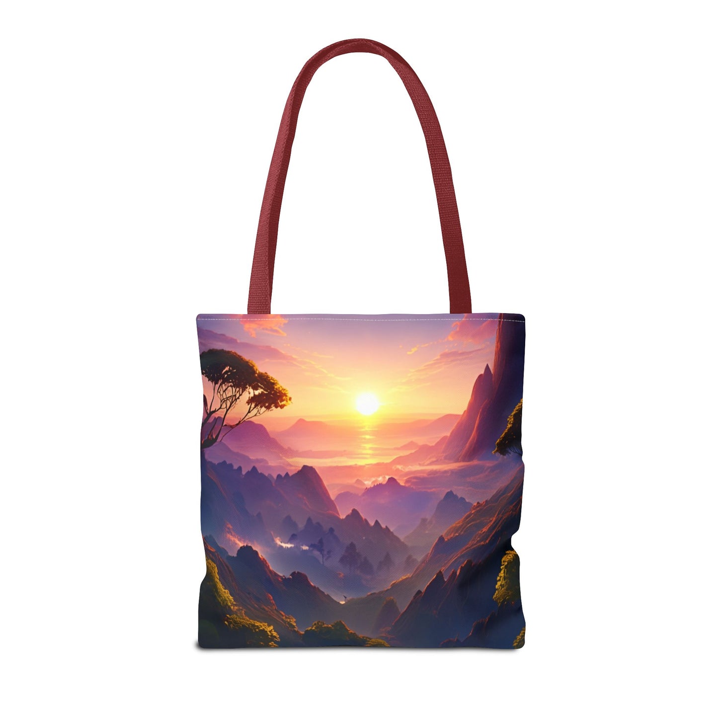 Sunset Landscape Tote Bag