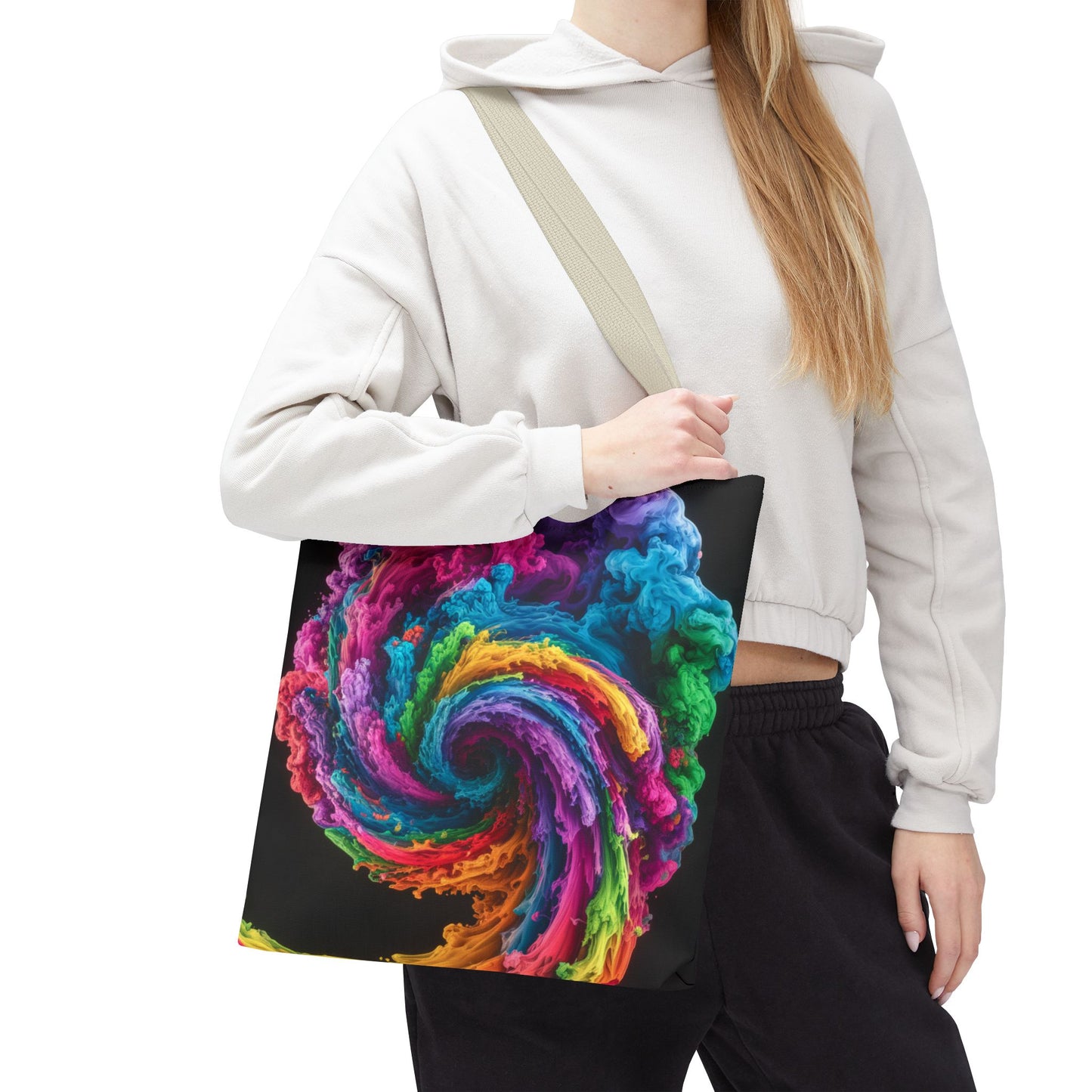 Colorful Swirl Tote Bag