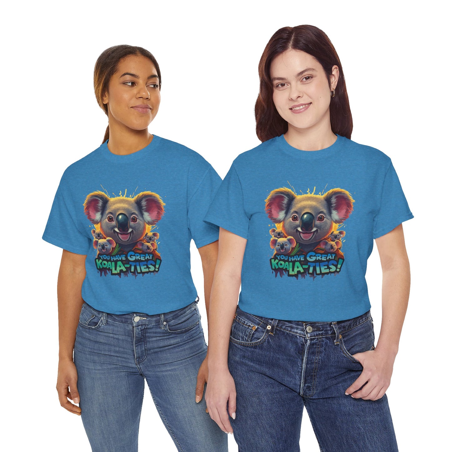 You Have Great Koala‑ties Tee – Cute Koala Pun T‑Shirt, Animal Lover Gift, Funny Wildlife Graphic, Unisex Casual Tee