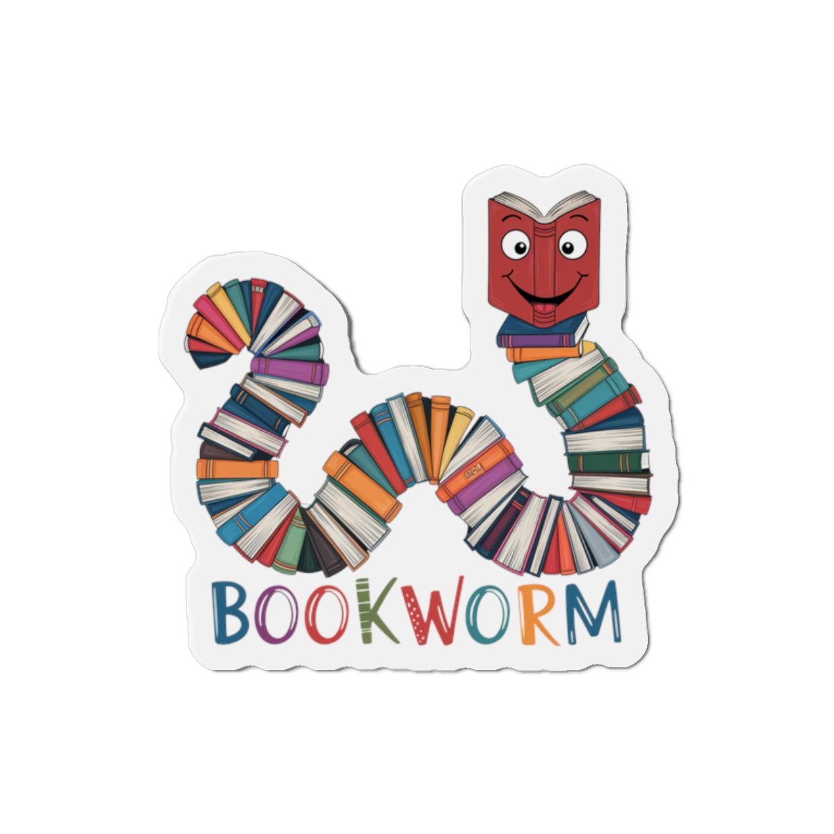 Bookworm Magnet Kitchen Decor Office Decoration Bookworm Decor Library Decoration