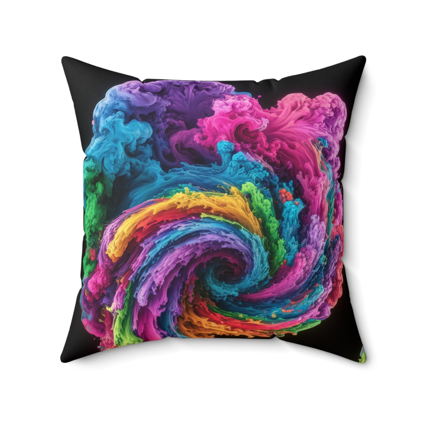 Colorful Swirl Pillow