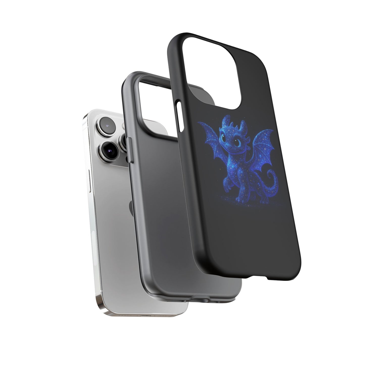 Galaxy Dragon iPhone Case - Cute Fantasy Star Phone Cover for iPhone Phones | Gift for Dragon Lover | Cosmic Creature Art