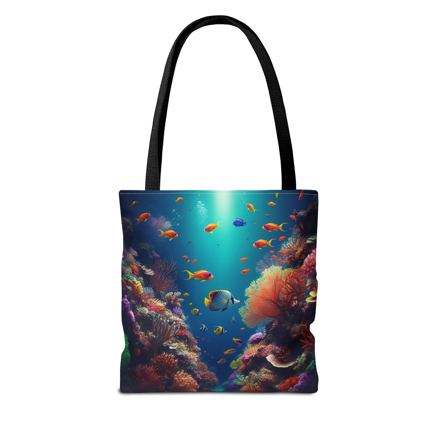 Coral Reef Illustrated Tote Bag