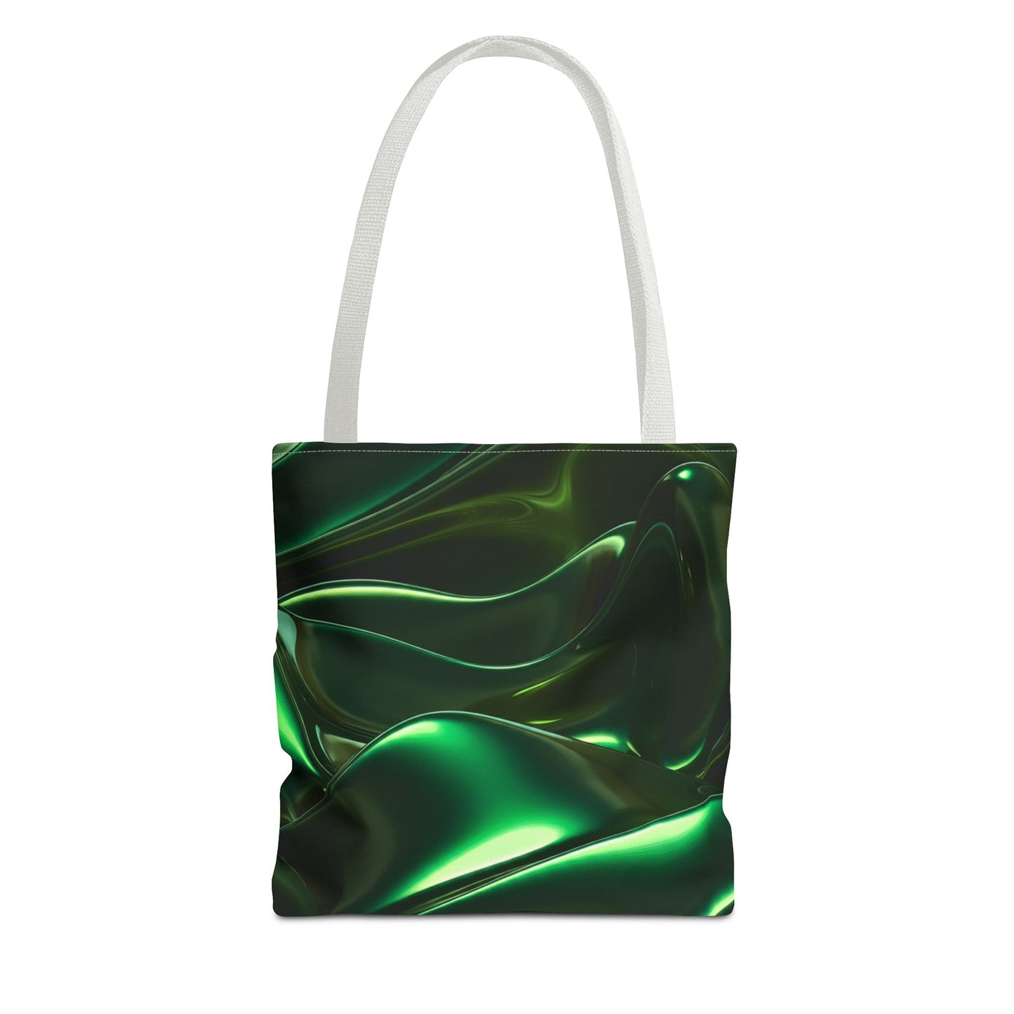 Green Metallic Tote Bag