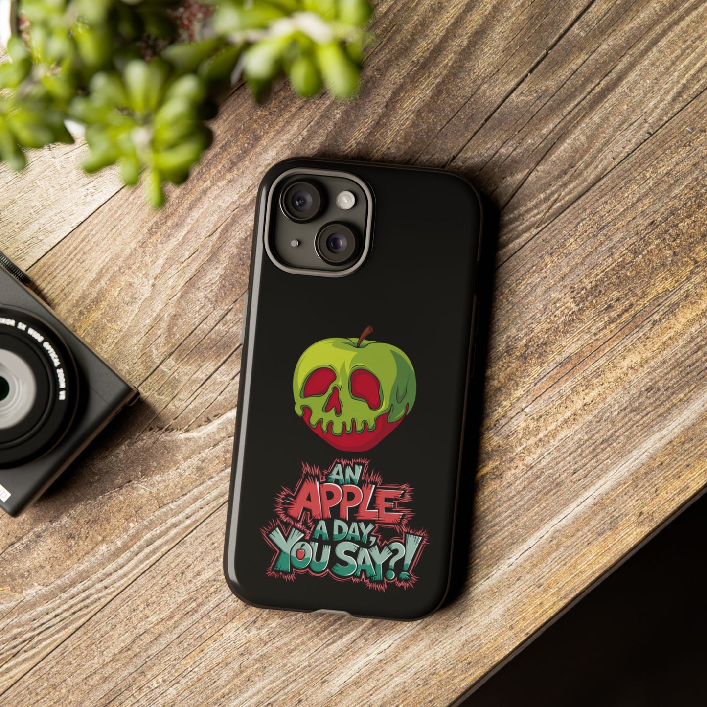 iPhone Case - Poison Apple 'An Apple a Day You Say'