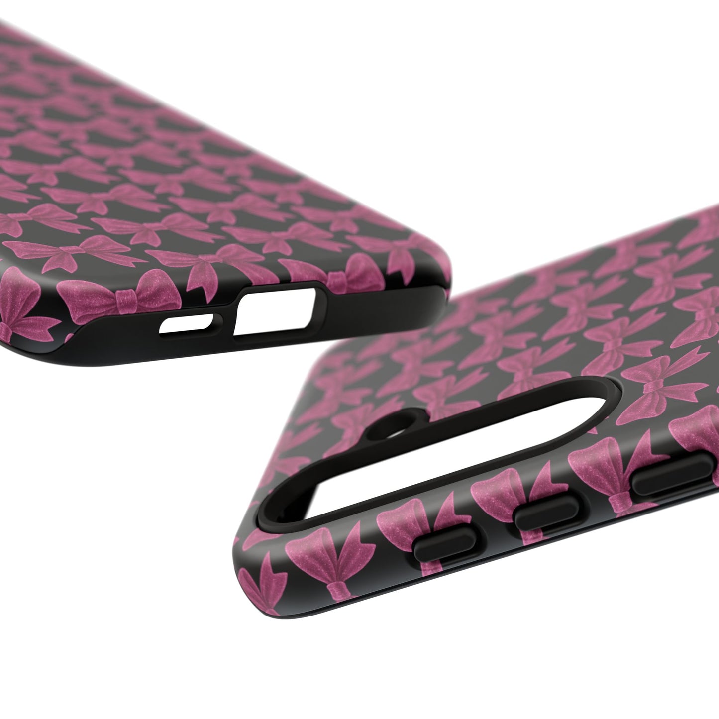 Pink Bow Samsung Case Coquette Aesthetic Phone Cover Cute Girly Phone Case Glossy Y2K Accessory Kawaii Samsung Case Gift