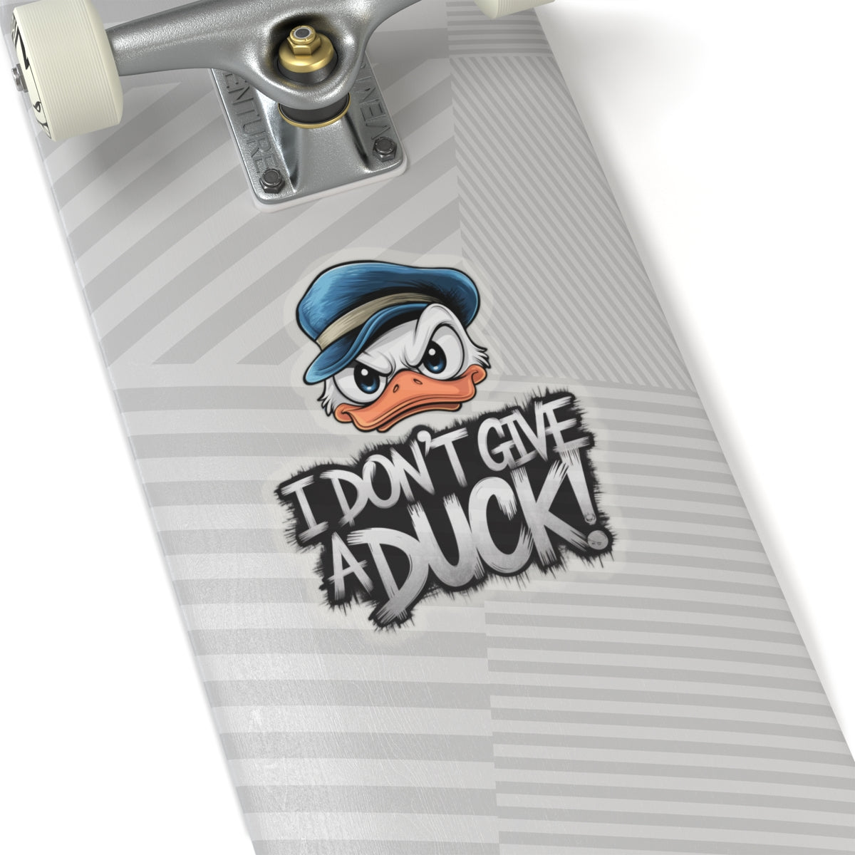 I Don't Give a Duck Angry Duck Sticker