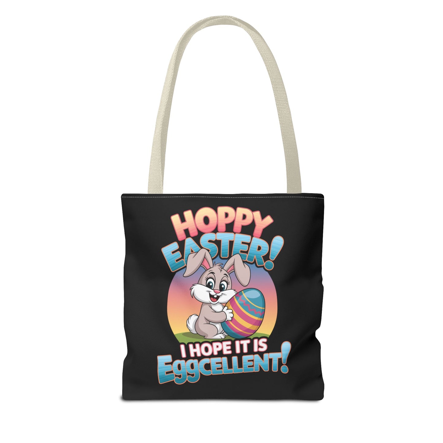 Happy Easter Tote Bag Eggcellent Bunny Design Easter Bag Easter Gift Easter Tote Accessory