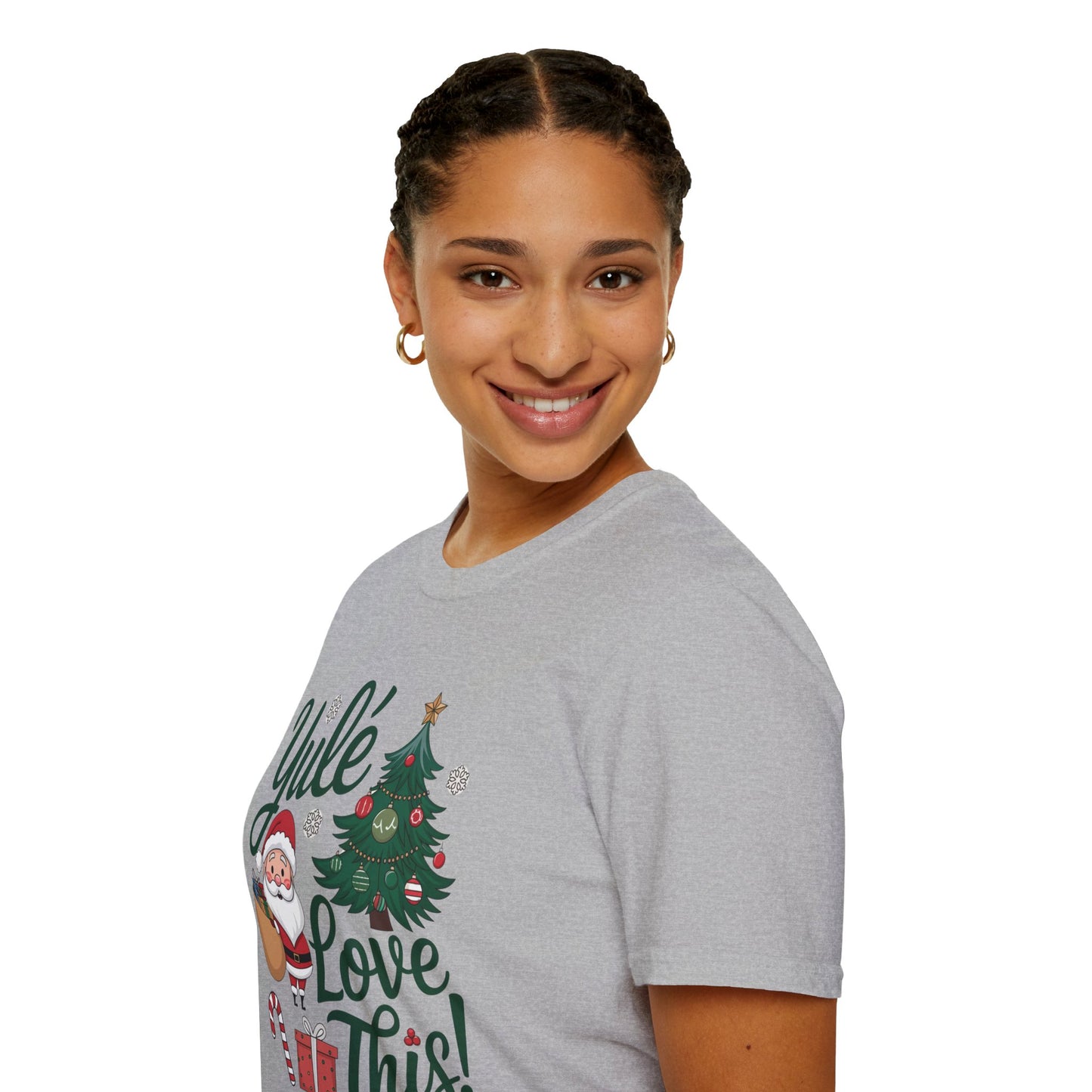 Yulé Love This Christmas T-Shirt, Funny Santa Holiday Tee, Cute Pun Xmas Shirt, Festive Unisex Top, Fun Gift For Friends And Family