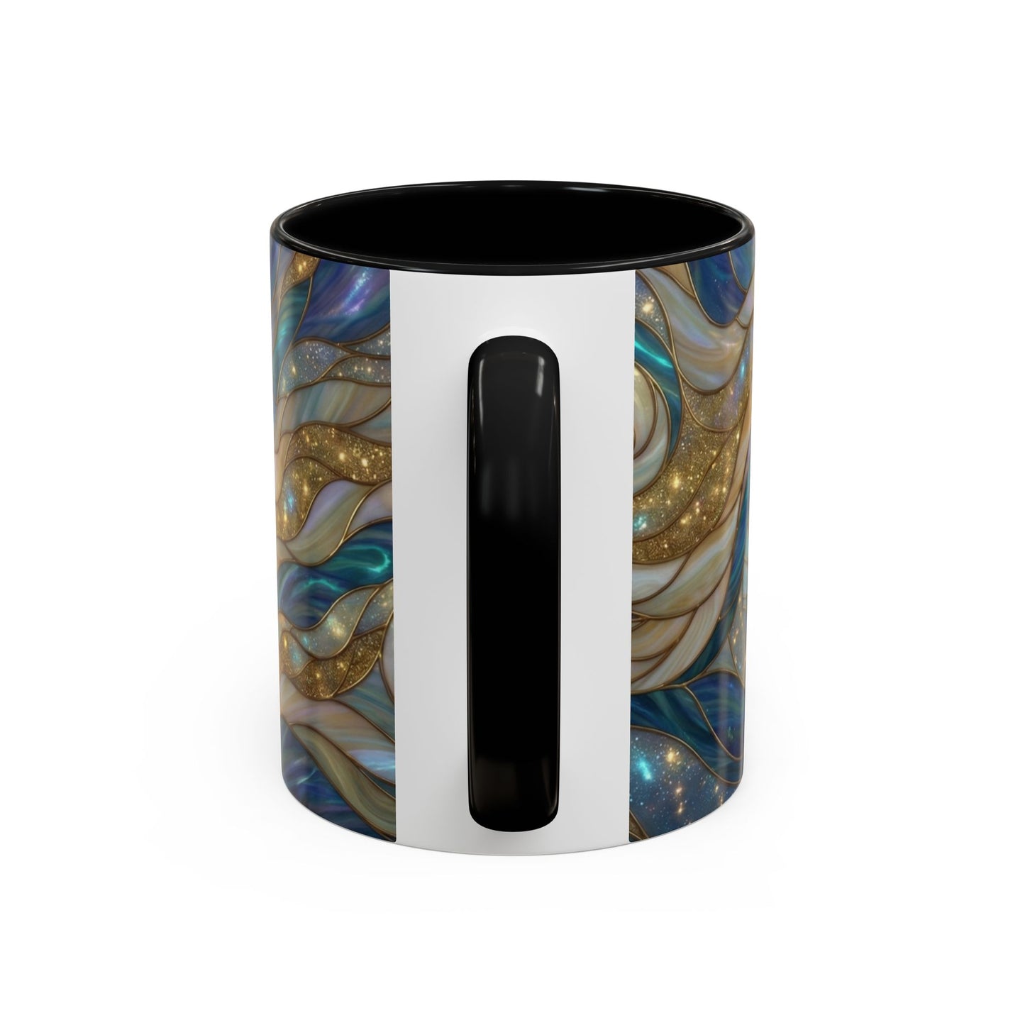 Stained Glass Eagle Mug, Bald Eagle Coffee Mug, Patriotic Eagle Cup, Wildlife Art Mug, Freedom Bird Mug, Nature Art Gift