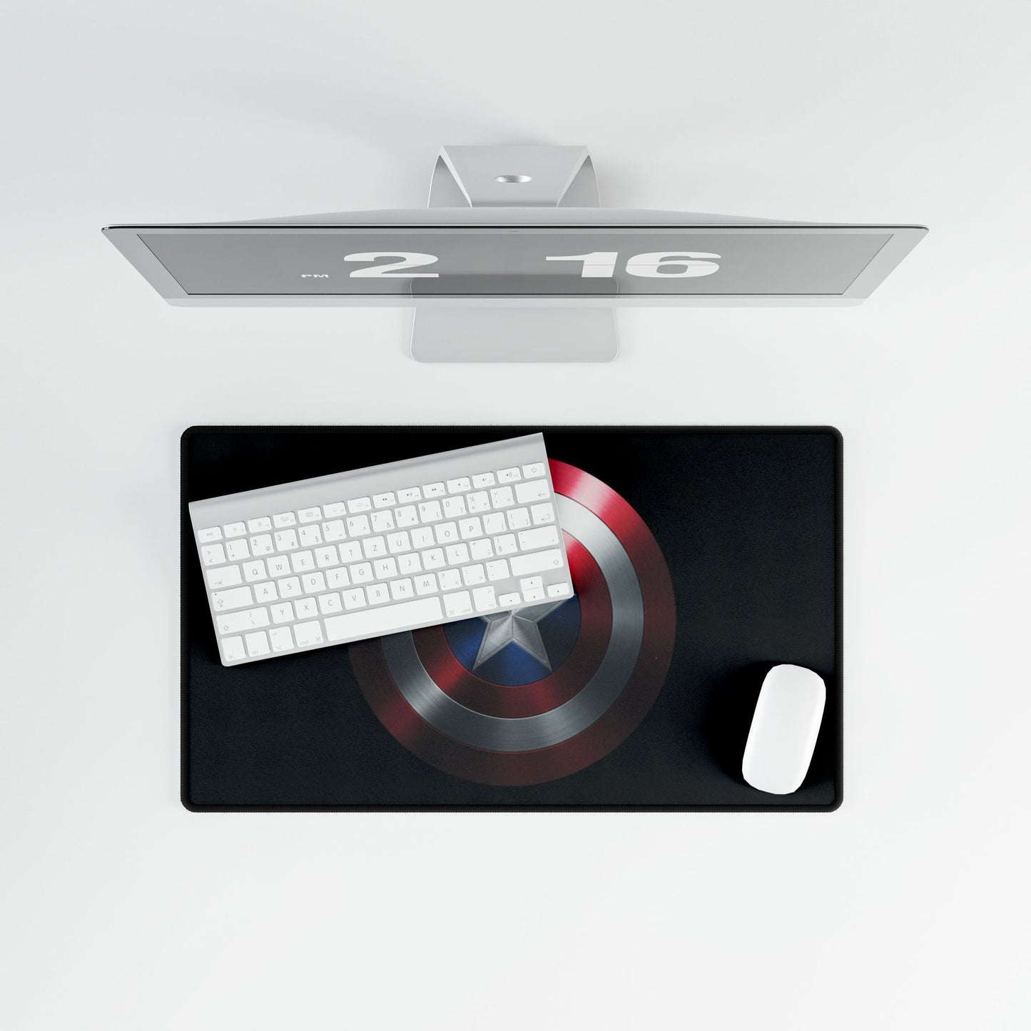 Desk Mat with Shield Design