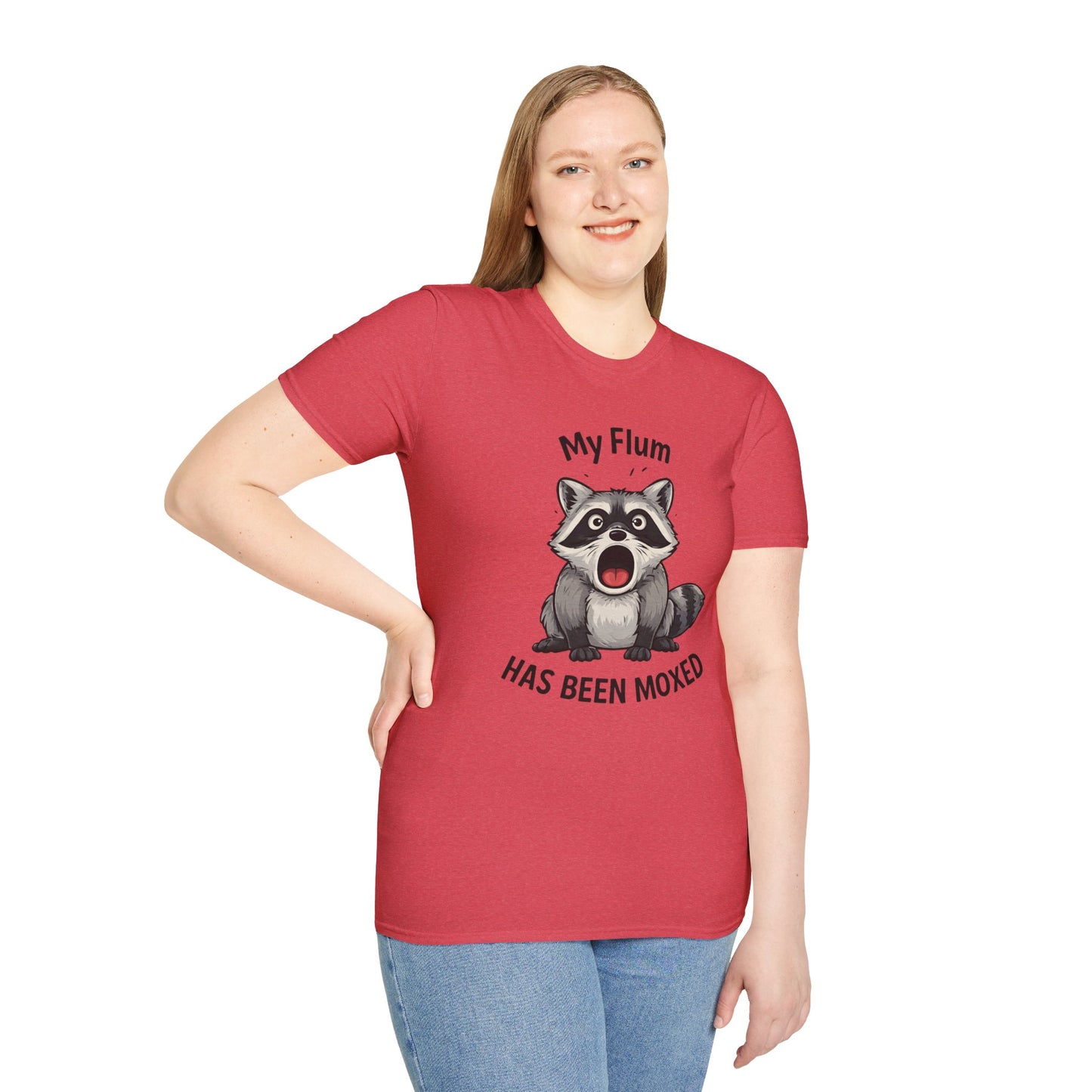 My Flum Has Been Moxed Shirt, Funny Raccoon T Shirt, Flummoxed Word Play Tee, Cute Shocked Raccoon Graphic Tee, Sarcastic Humor Shirt Gift