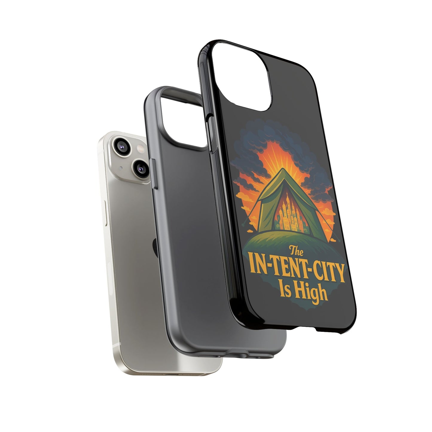 iPhone Case - The In-Tent-City is High Design Intense Phone Case Funny Intensity iPhone Case