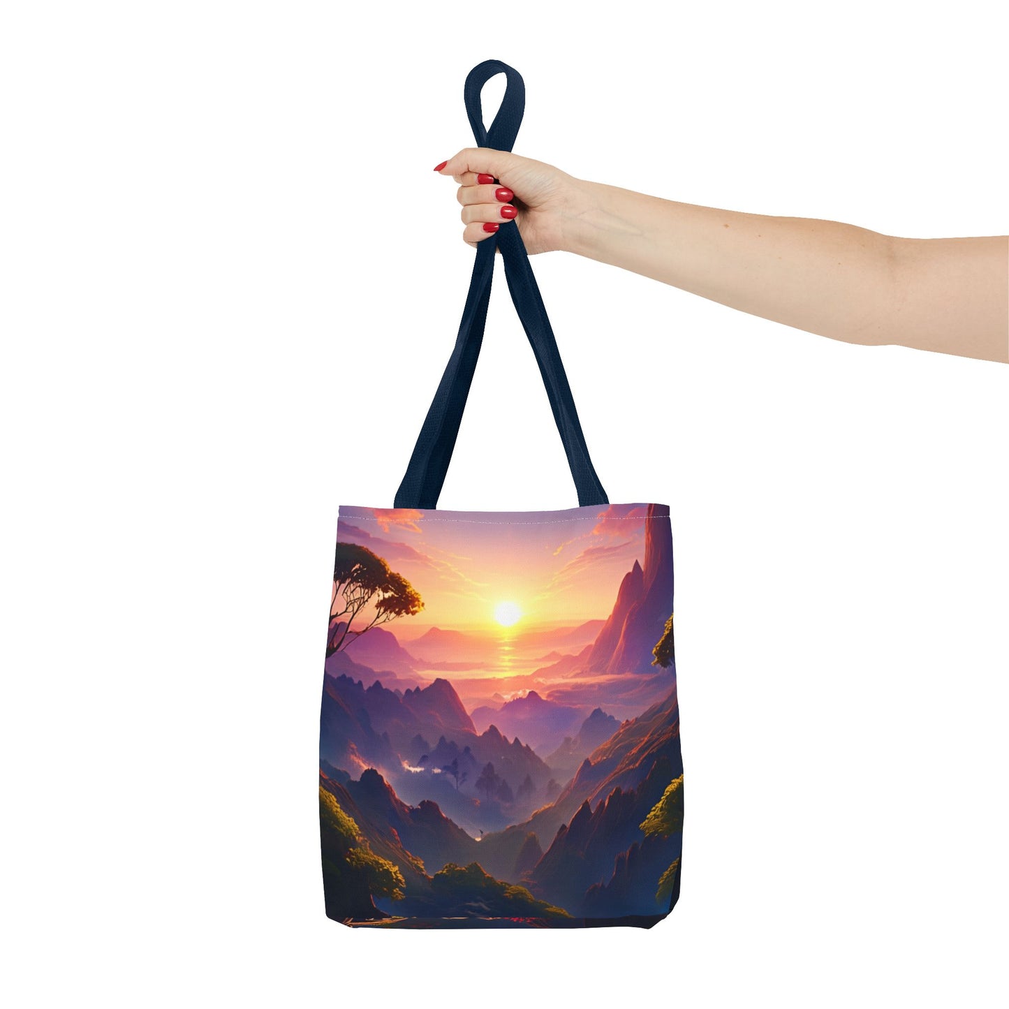 Sunset Landscape Tote Bag