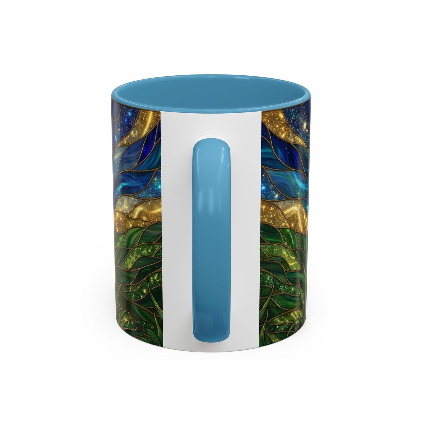 Christian Cross Mug, Stained Glass Cross Coffee Mug, Religious Gift For Christian, Faith Based Mug, Inspirational Bible Mug