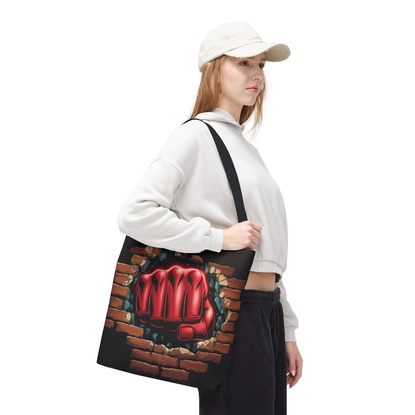 Red Fist Tote Bag