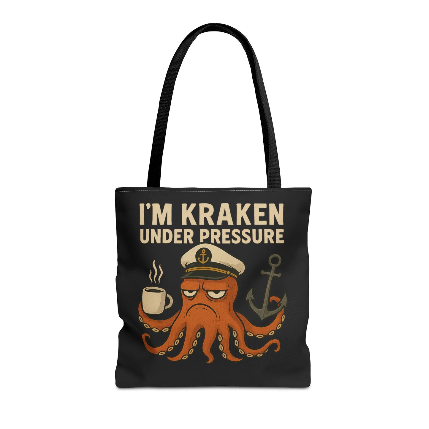 Stressed Octopus Tote Bag Nautical Bag Beach Tote Ocean Reusable Bag Seaside