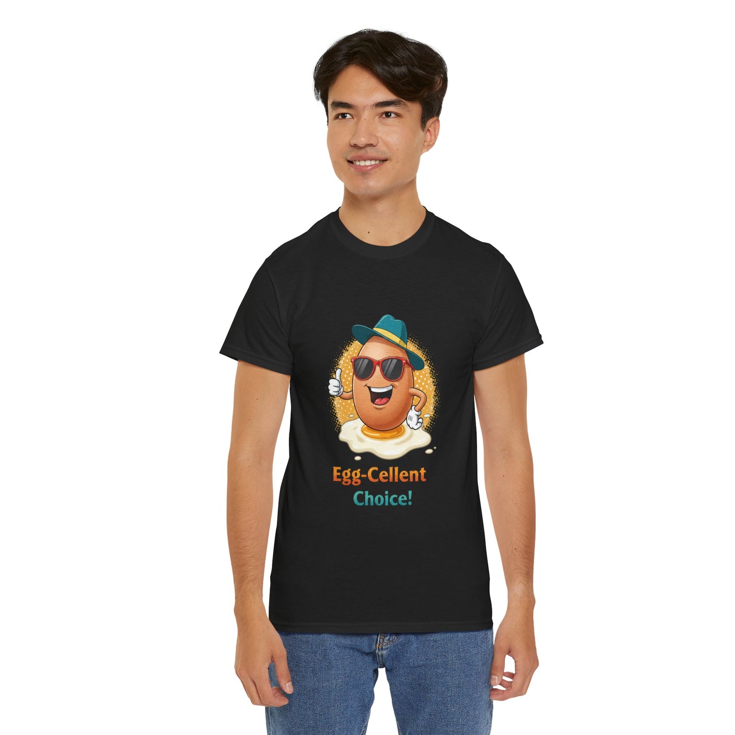 Funny Egg Shirt | Egg-Cellent Choice T-Shirt | Pun Food Tee | Breakfast Lover Gift | Cool Cartoon Egg Shirt | Dad Joke Shirt