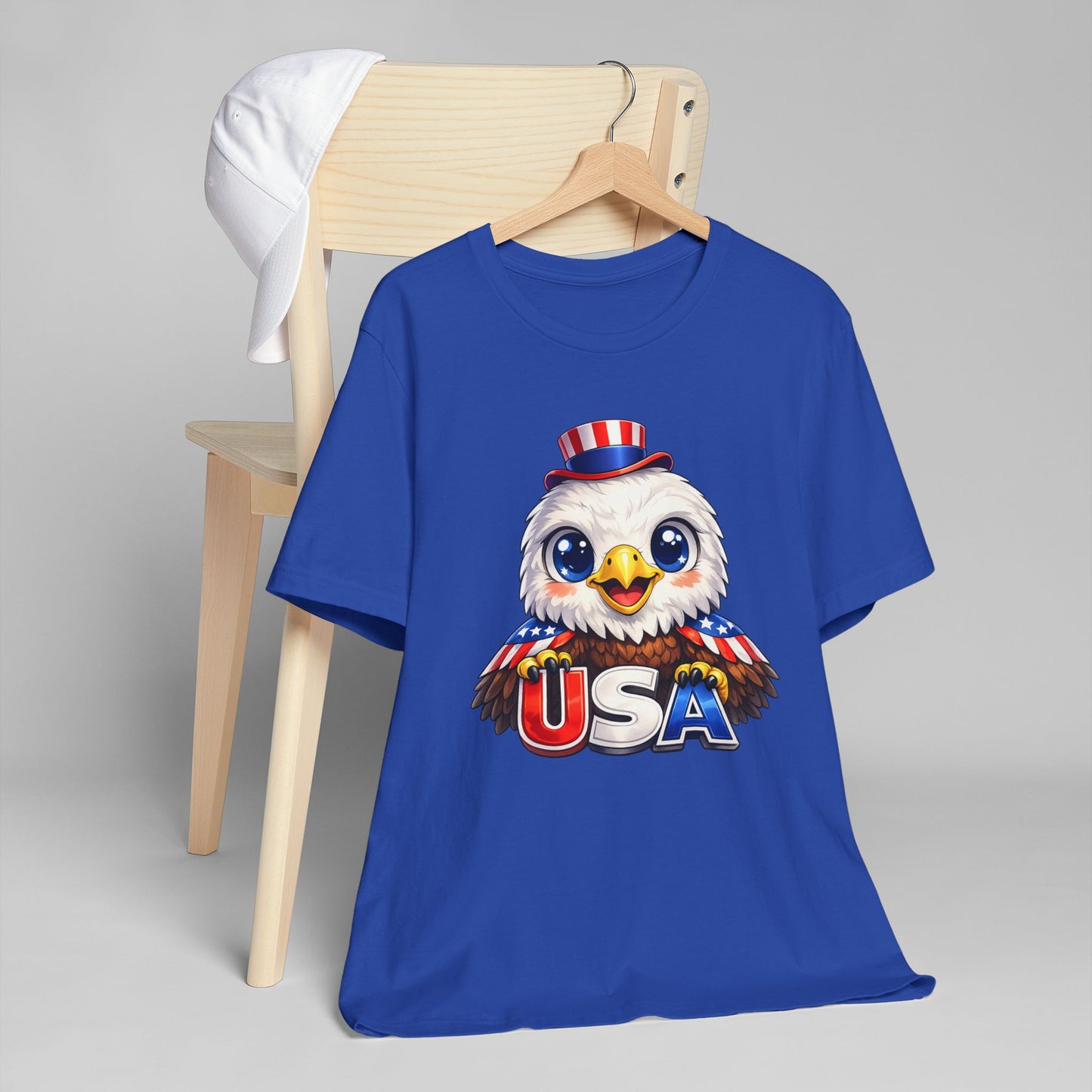 Cute USA Eagle Shirt, Patriotic Eagle T Shirt, Fourth Of July Shirt, American Flag Eagle Tee, Freedom Graphic Shirt, USA Pride Top