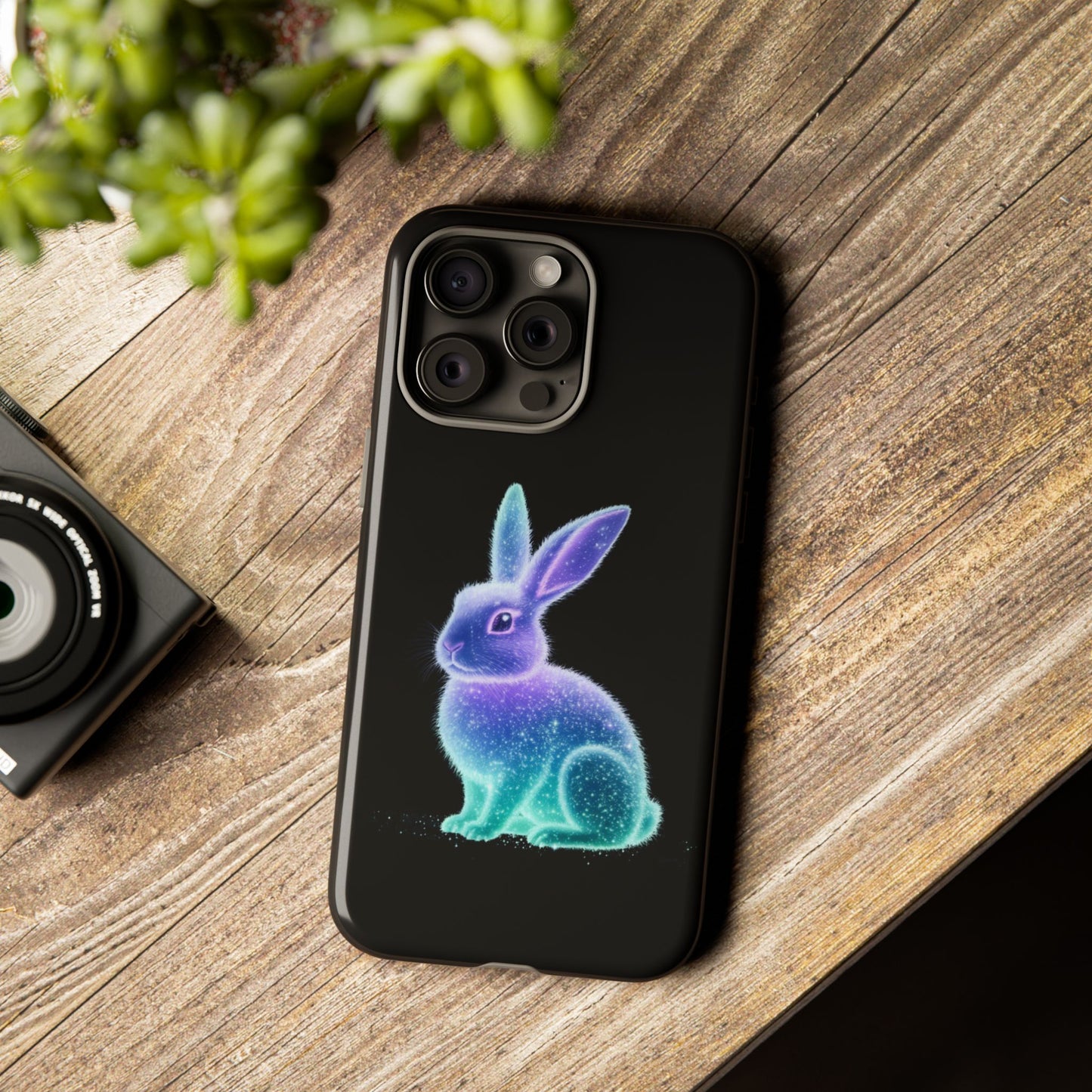 iPhone Case - Bioluminescent Easter Bunny Design