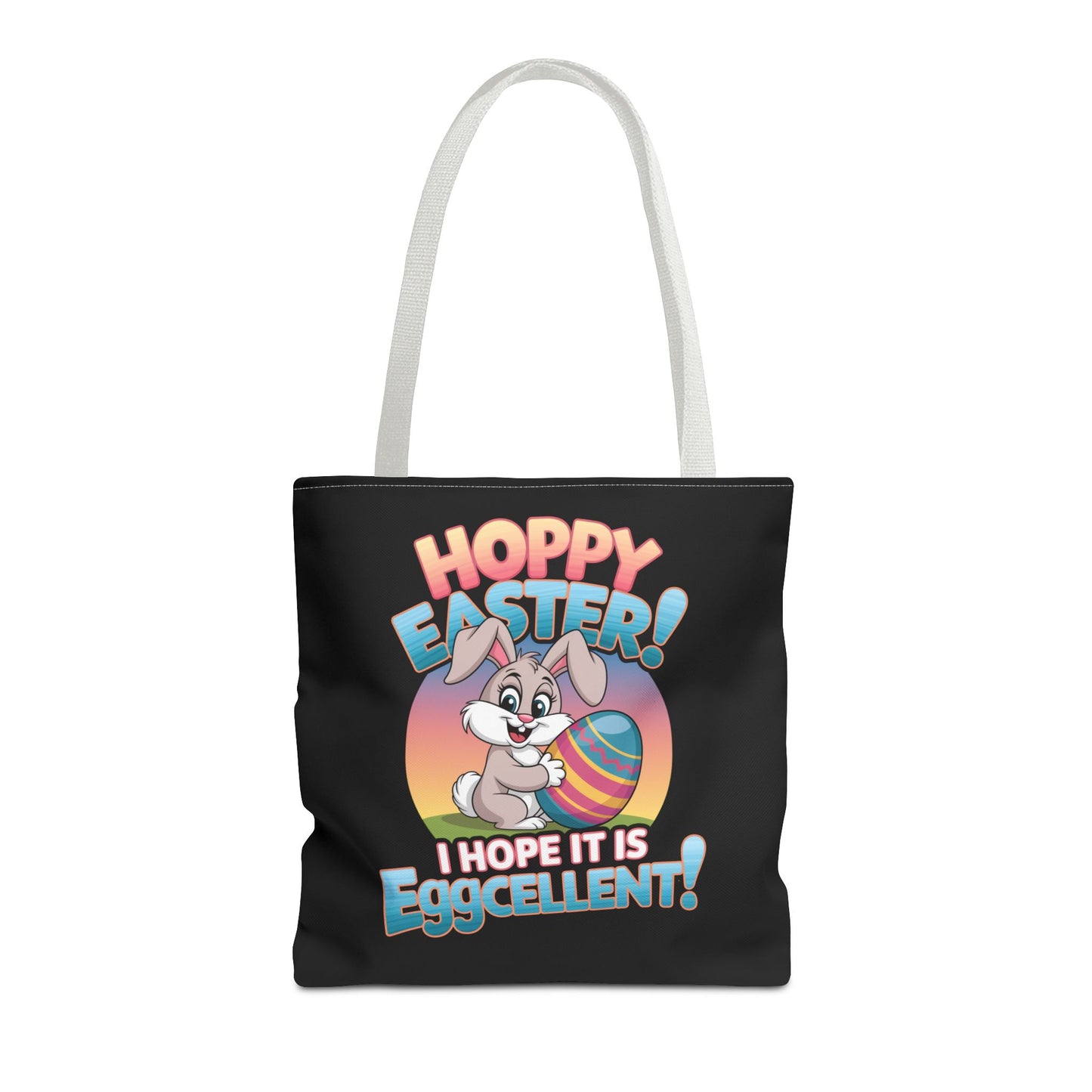 Happy Easter Tote Bag Eggcellent Bunny Design Easter Bag Easter Gift Easter Tote Accessory