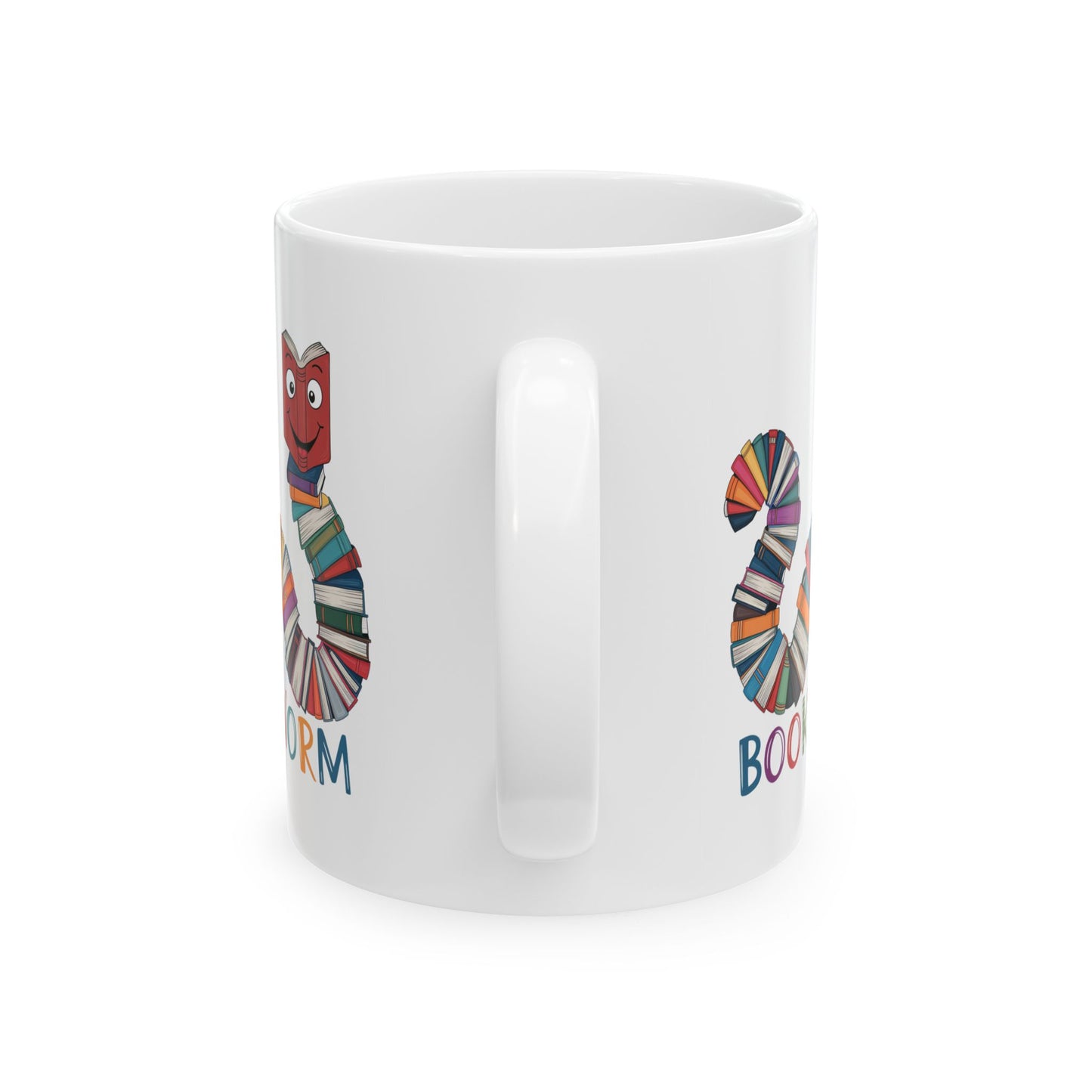 Bookworm Ceramic Mug