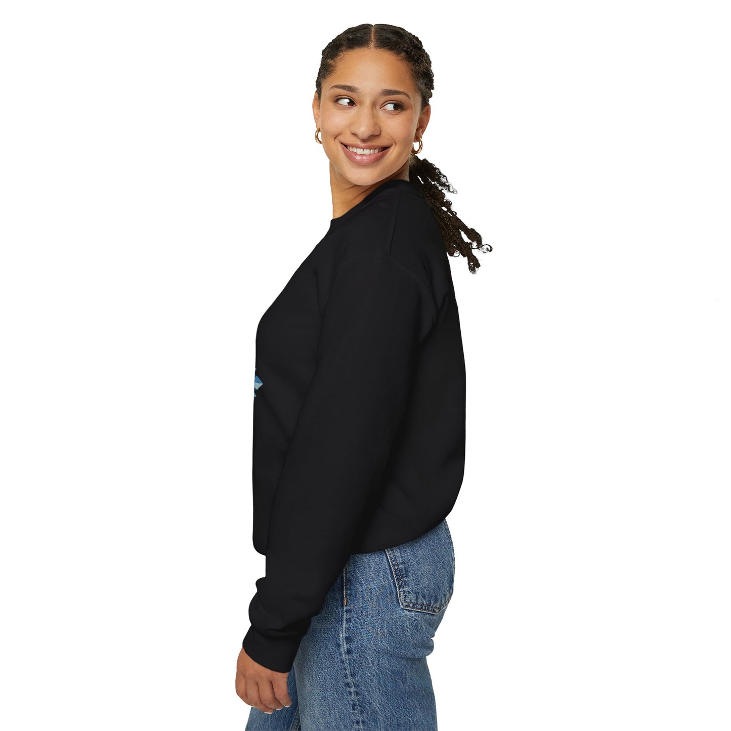 Faux Patchwork Snowflake Sweatshirt, Winter Snowflake Crewneck Unisex, Cozy Holiday Patchwork Sweatshirt, Nordic Snowflake Winter Pullover