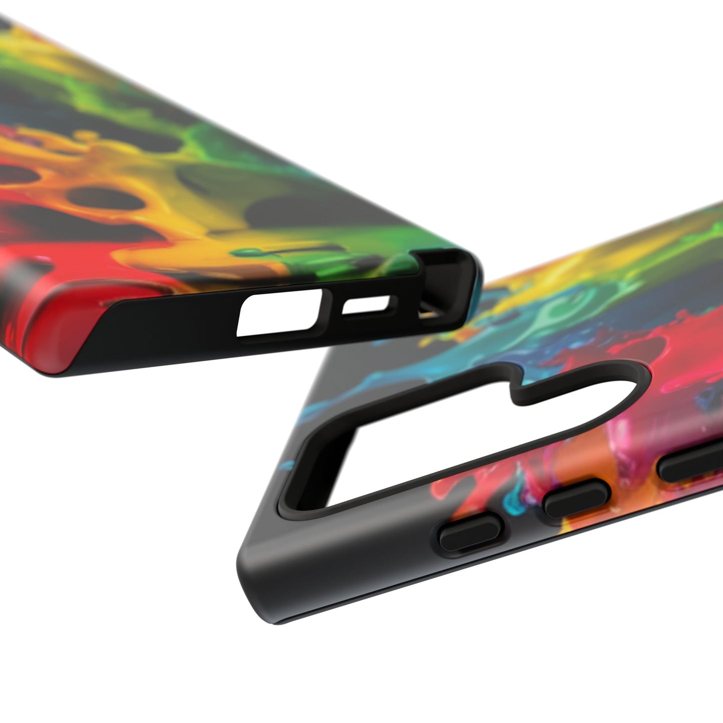 Vibrant Splash Samsung Phone Case - Tough Spectrum Splash Samsung Case